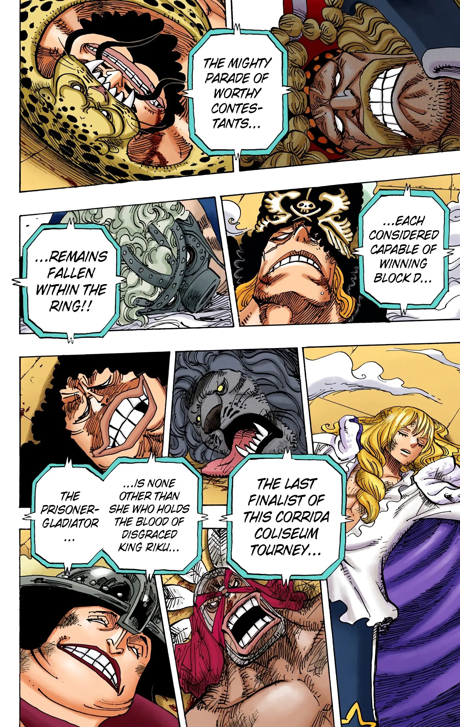 One Piece Colored, chapter 734, page 4