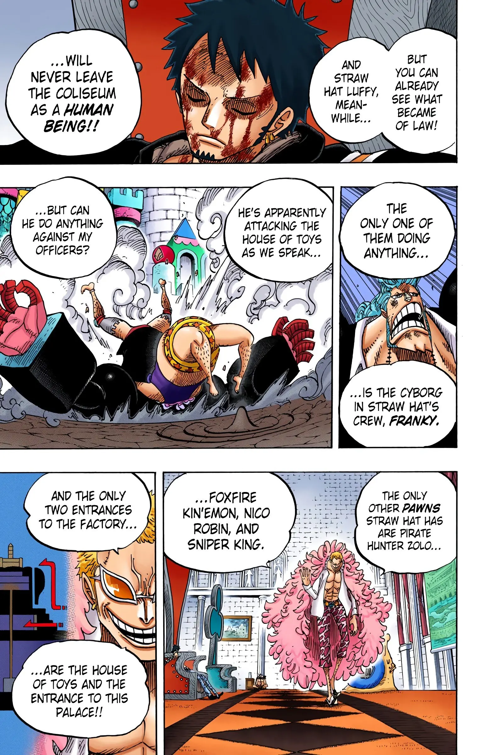 One Piece Colored, chapter 734, page 16