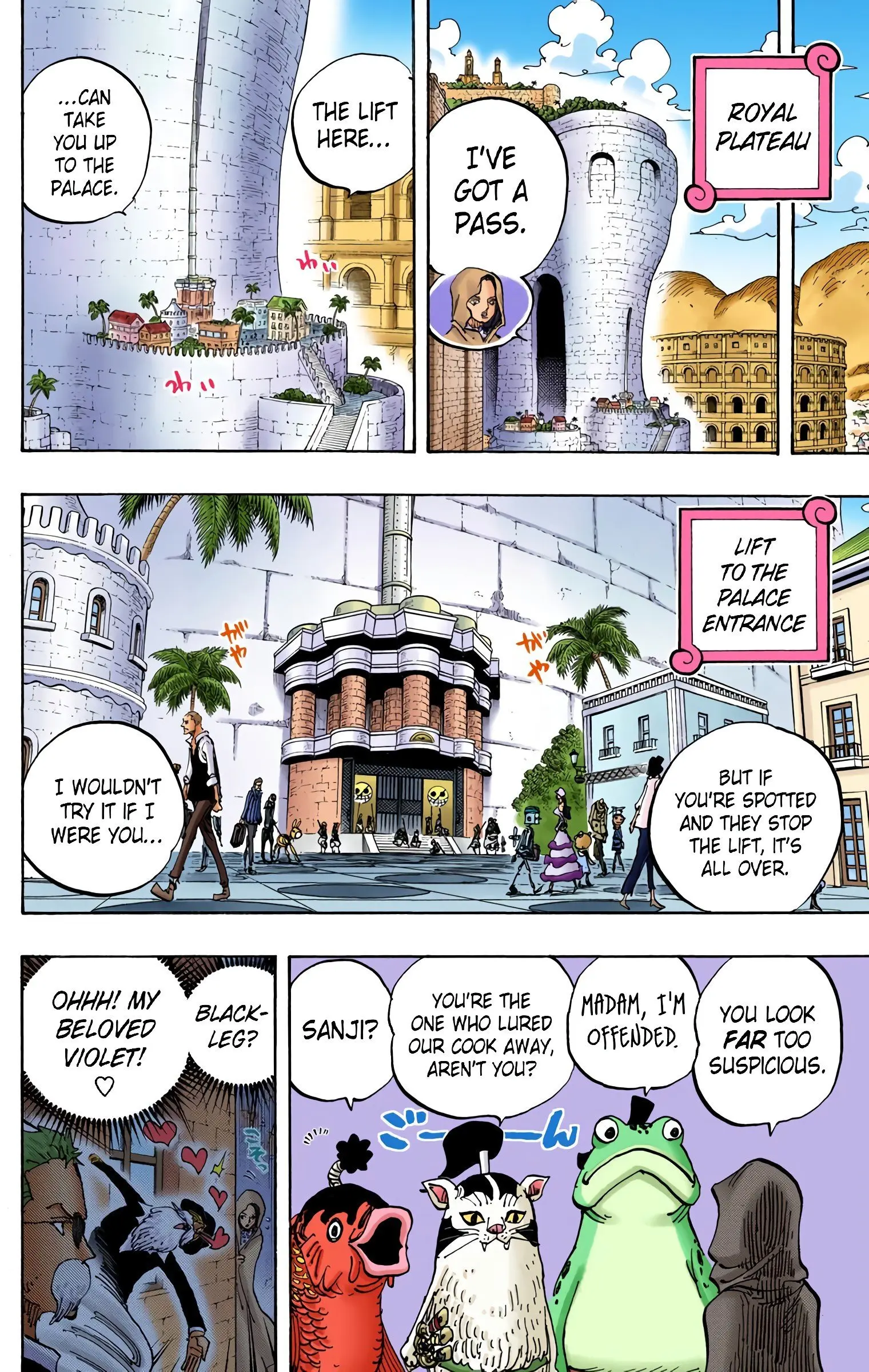 One Piece Colored, chapter 735, page 4