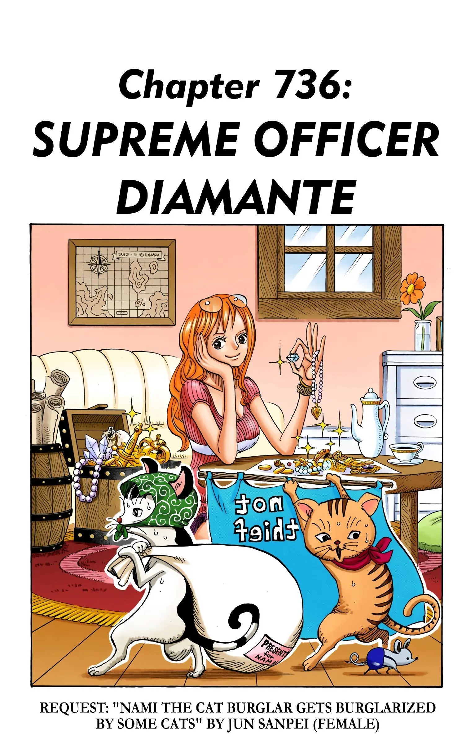 One Piece Colored, chapter 736, page 1