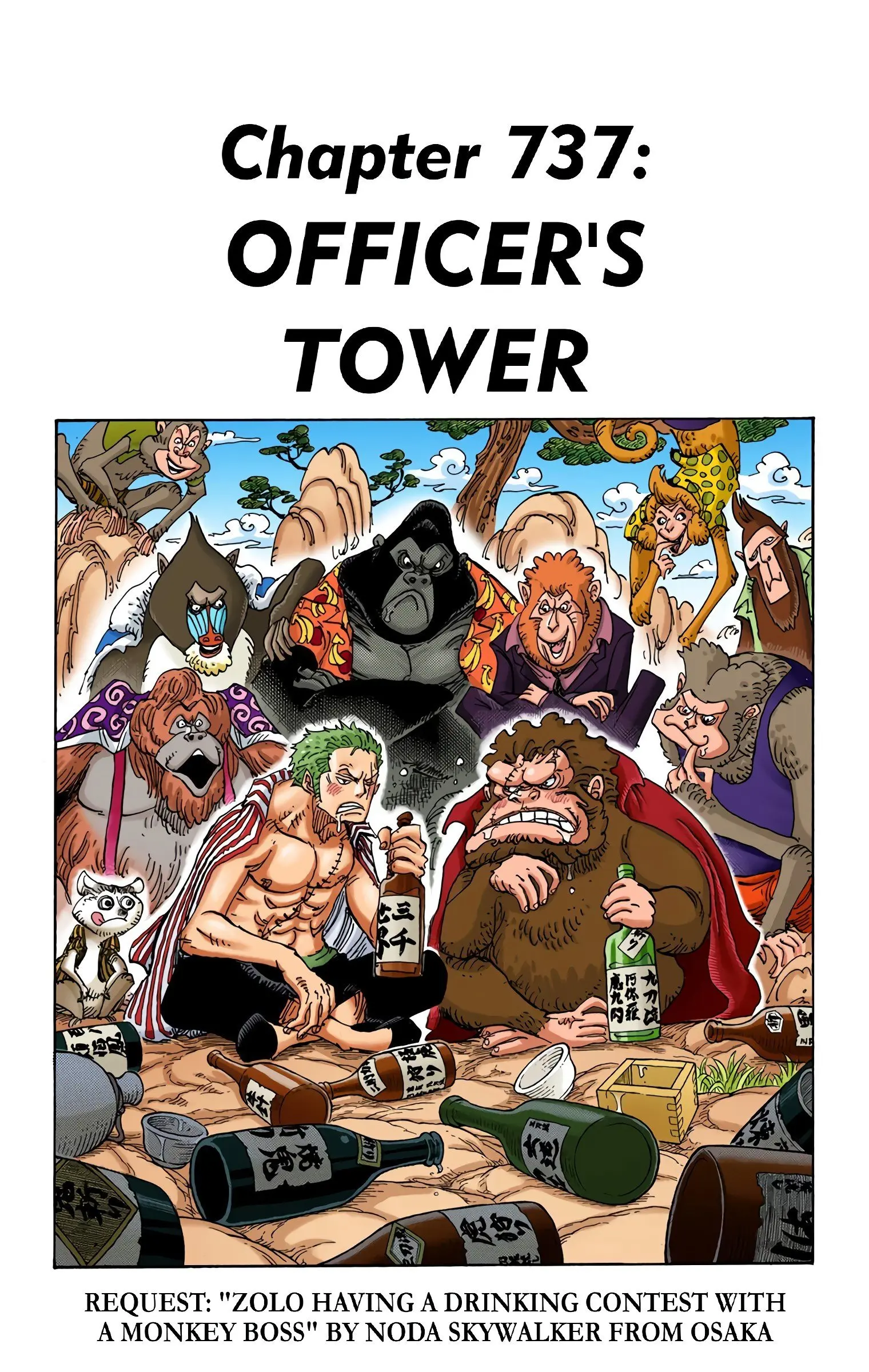One Piece Colored, chapter 737, page 1