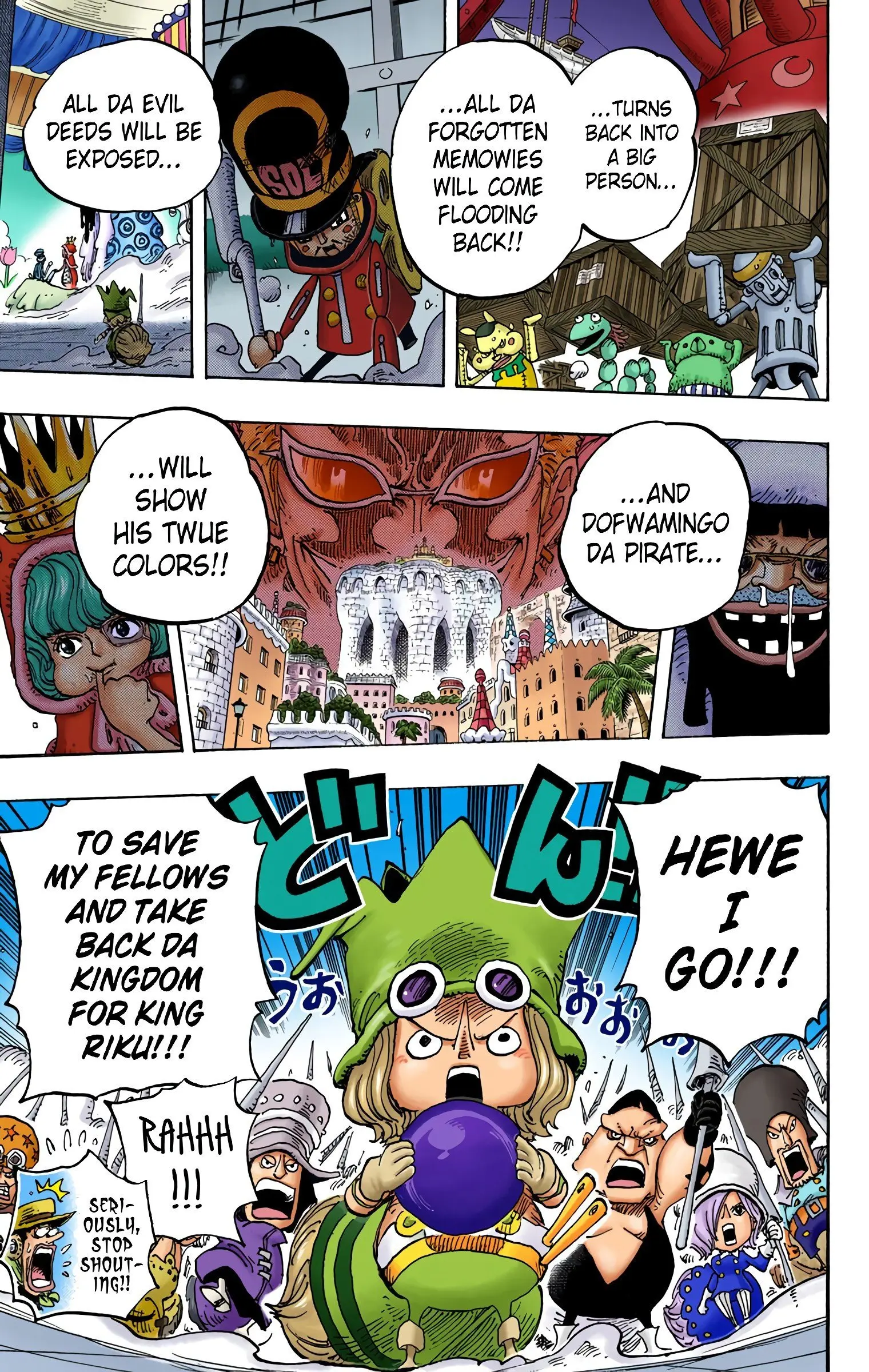 One Piece Colored, chapter 737, page 17