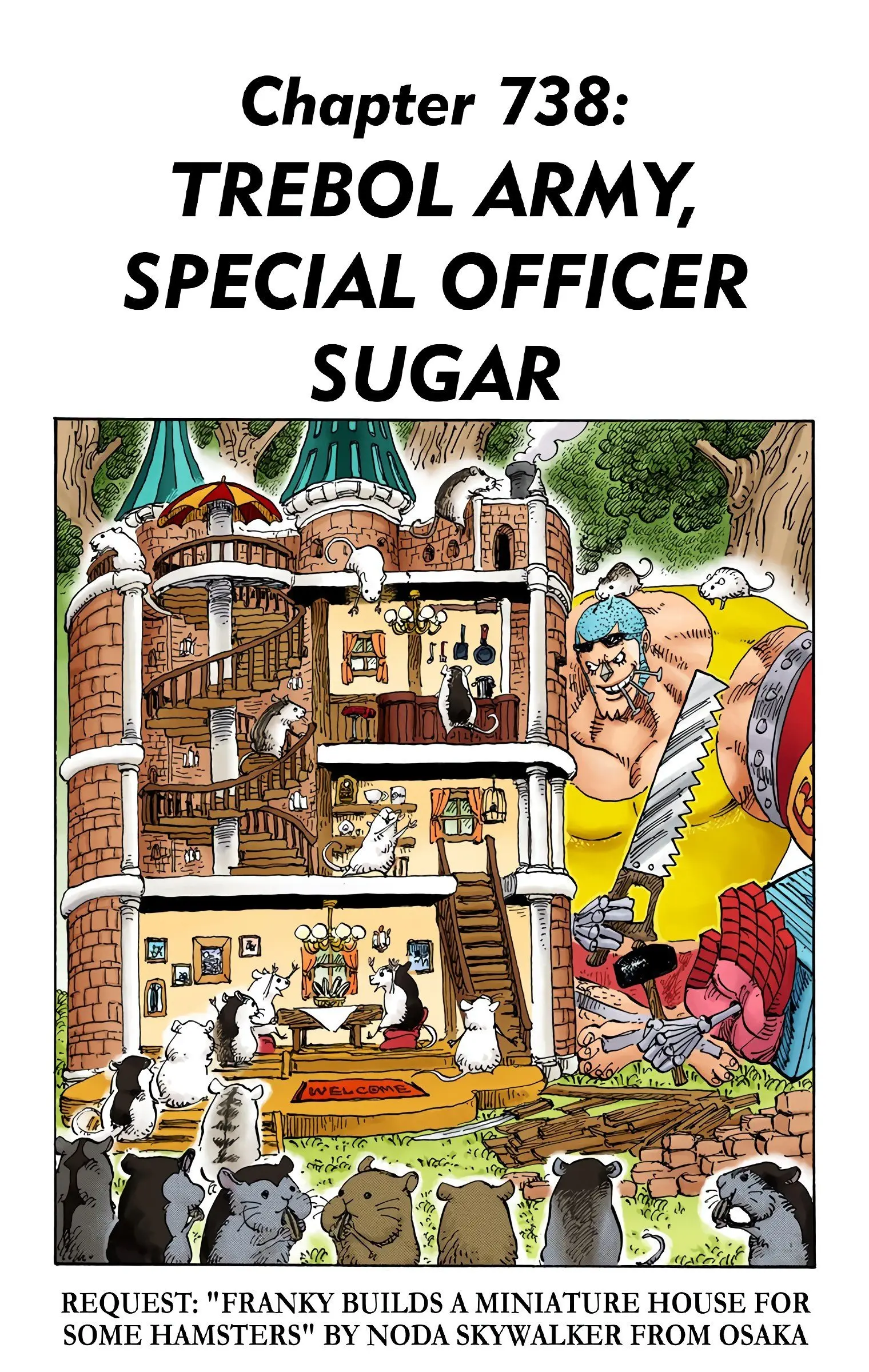 One Piece Colored, chapter 738, page 1