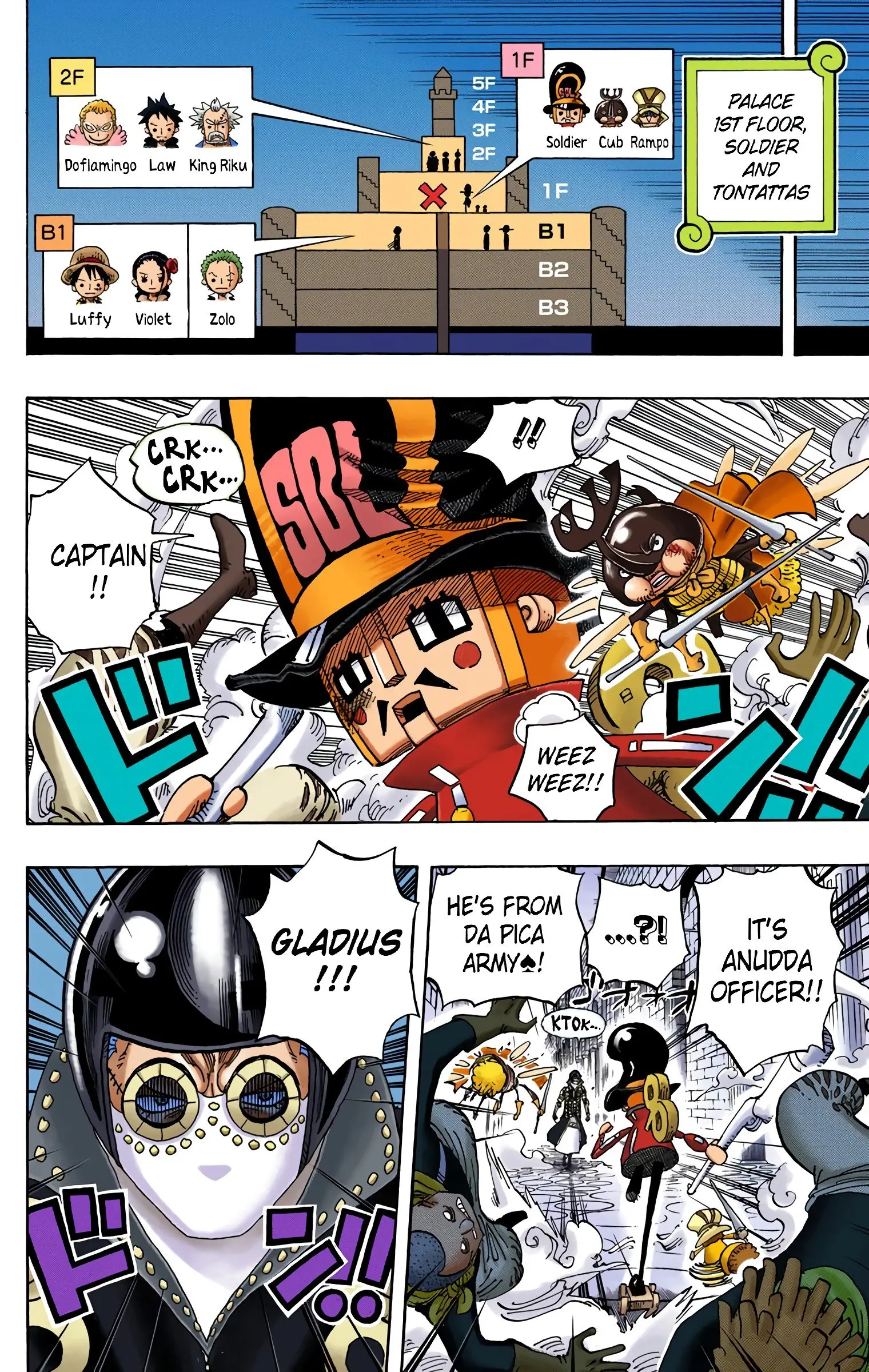 One Piece Colored, chapter 740, page 4
