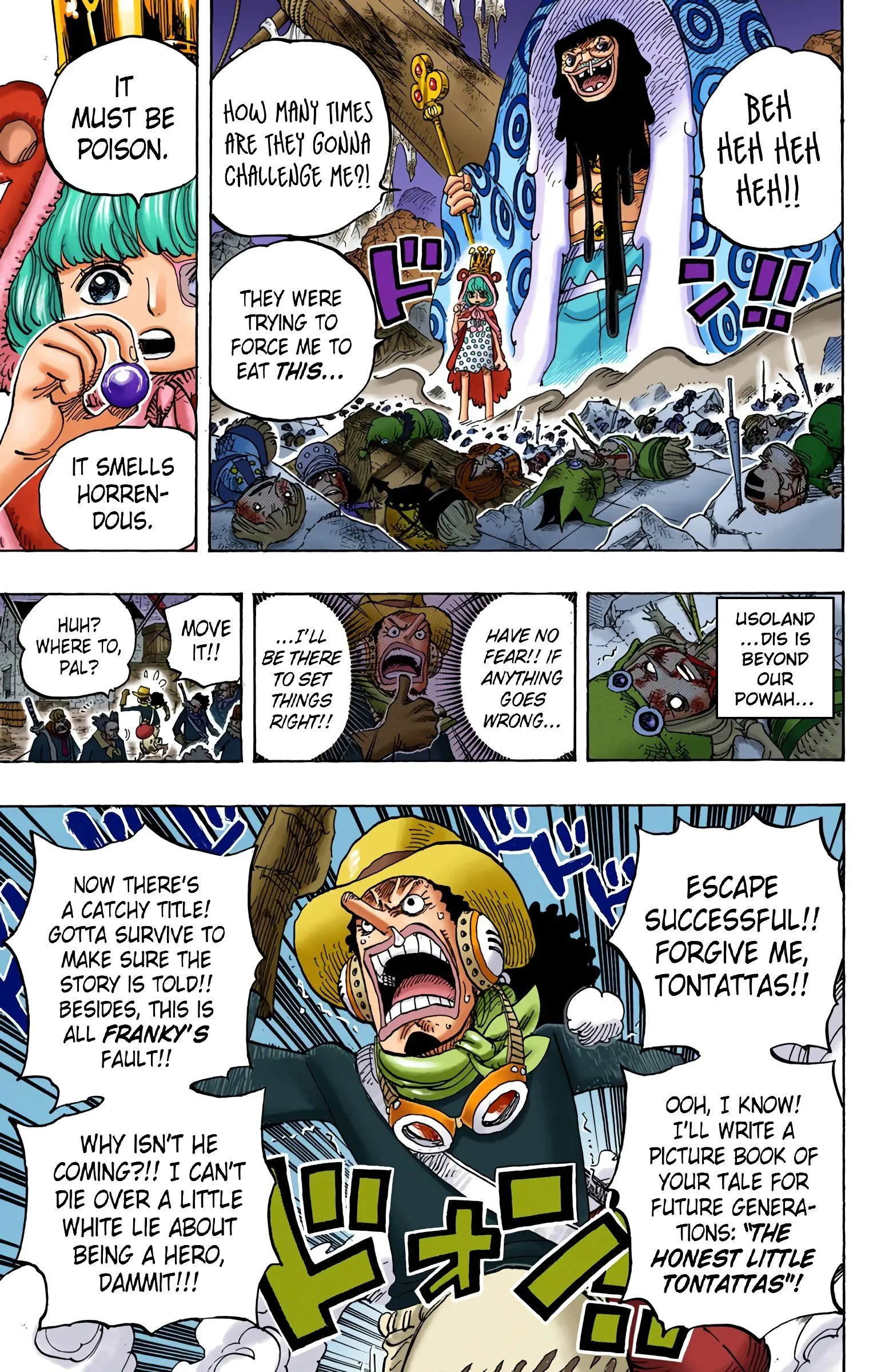 One Piece Colored, chapter 740, page 19