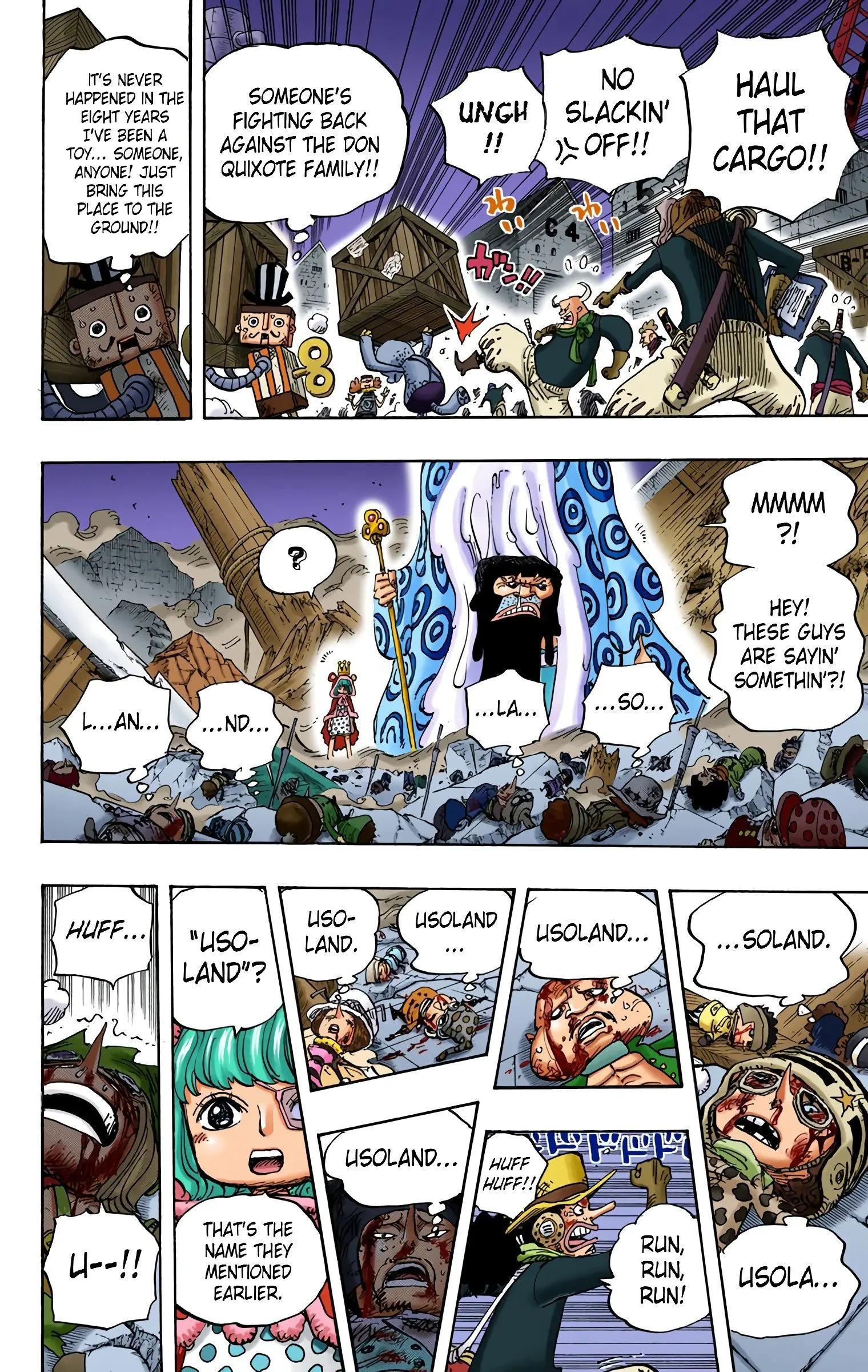 One Piece Colored, chapter 741, page 4