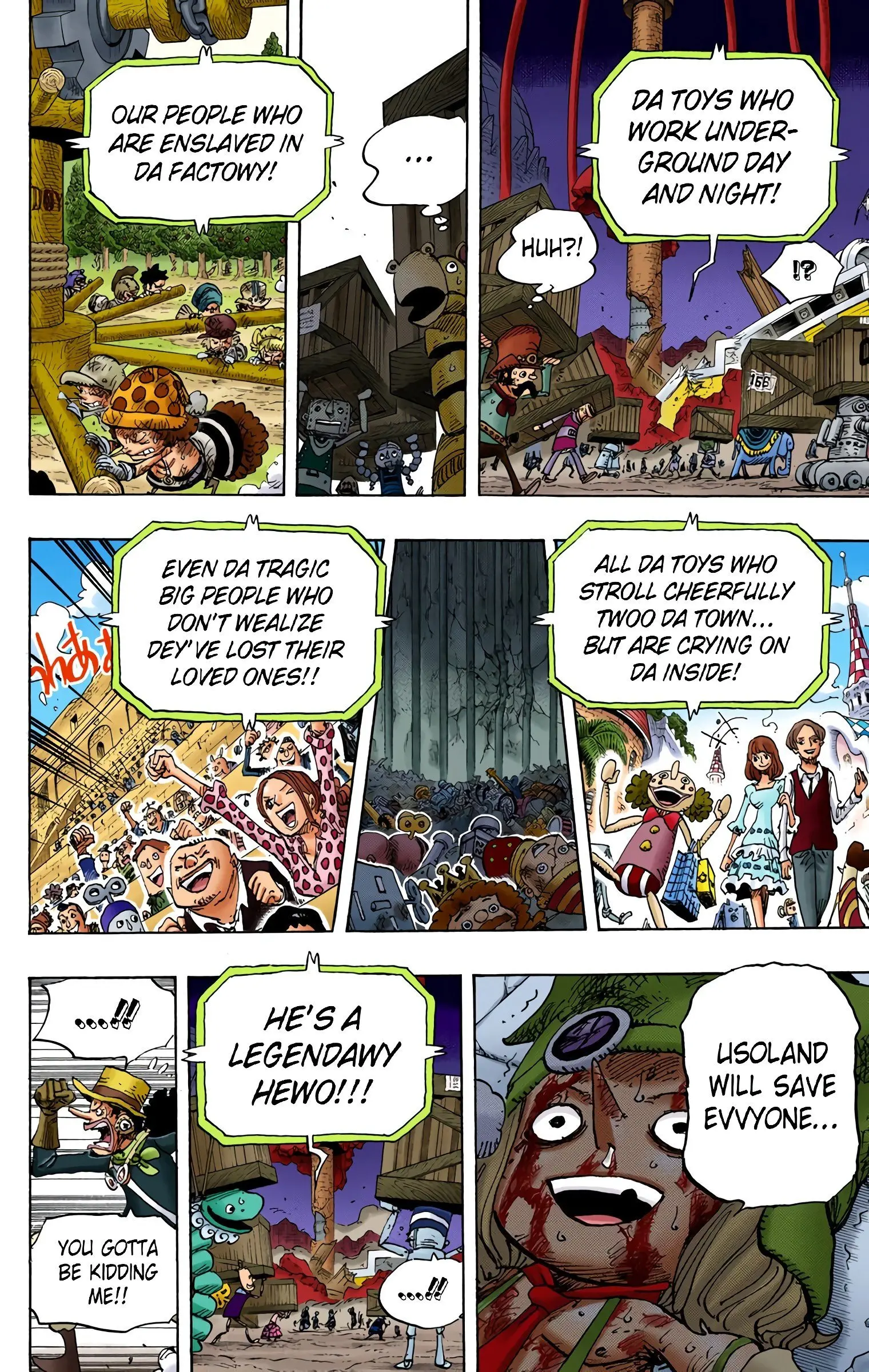 One Piece Colored, chapter 741, page 6
