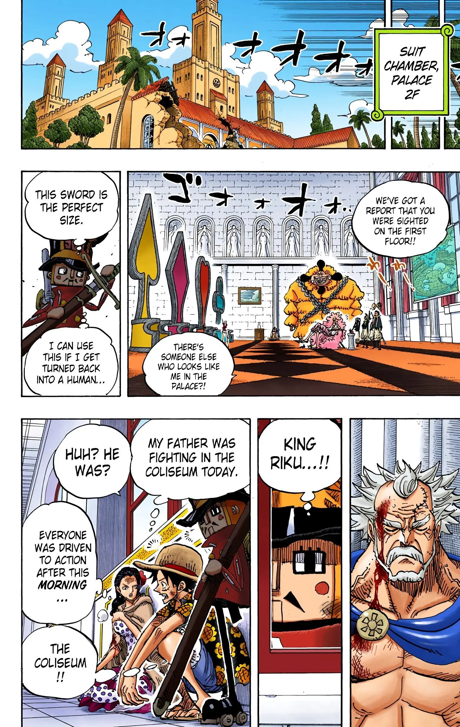 One Piece Colored, chapter 741, page 14