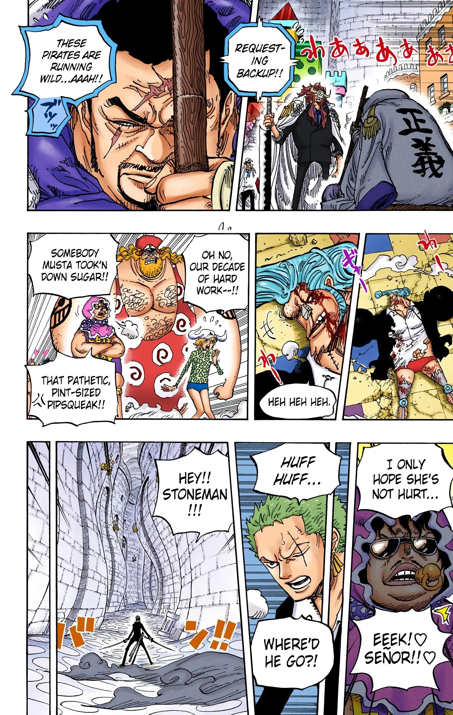 One Piece Colored, chapter 743, page 13