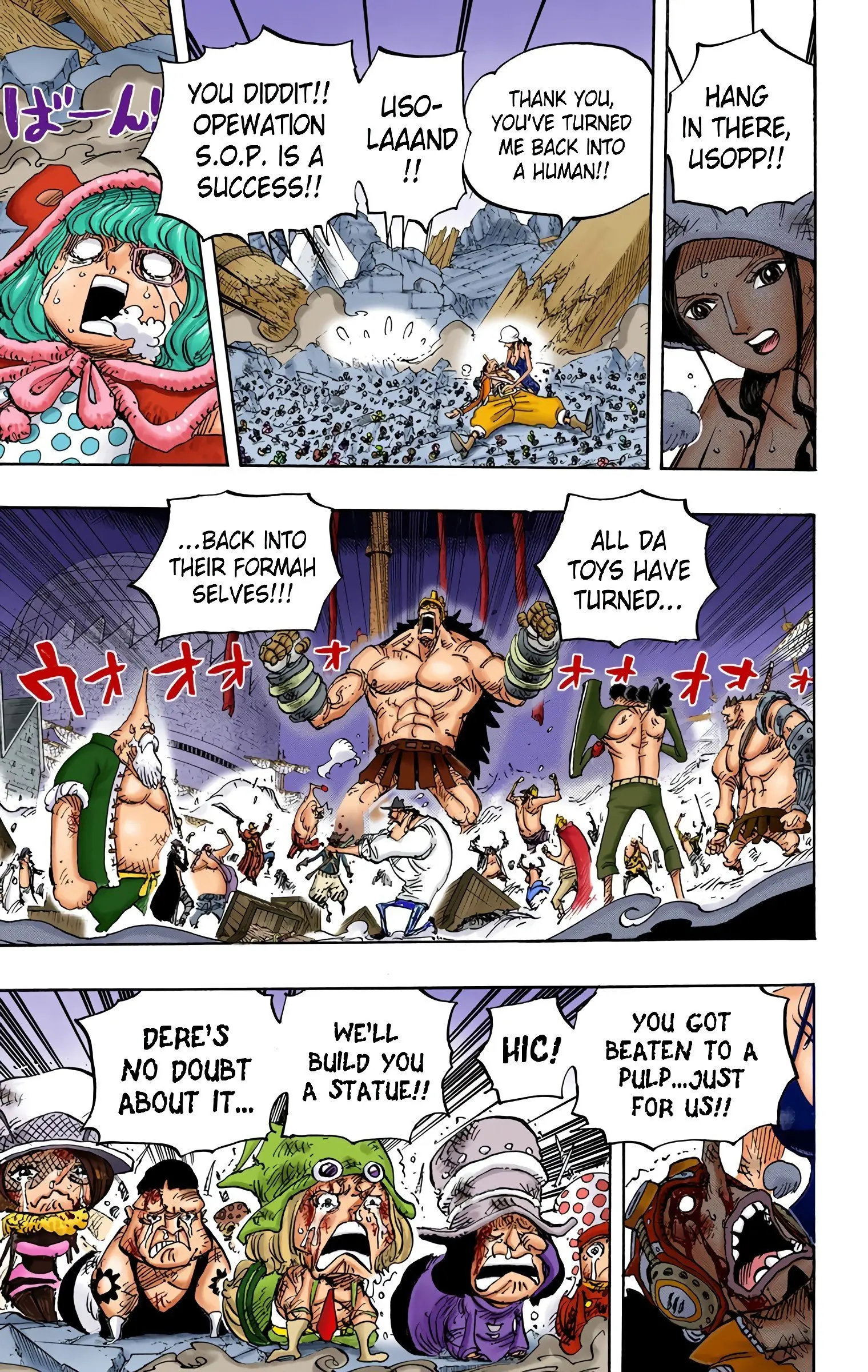 One Piece Colored, chapter 743, page 14