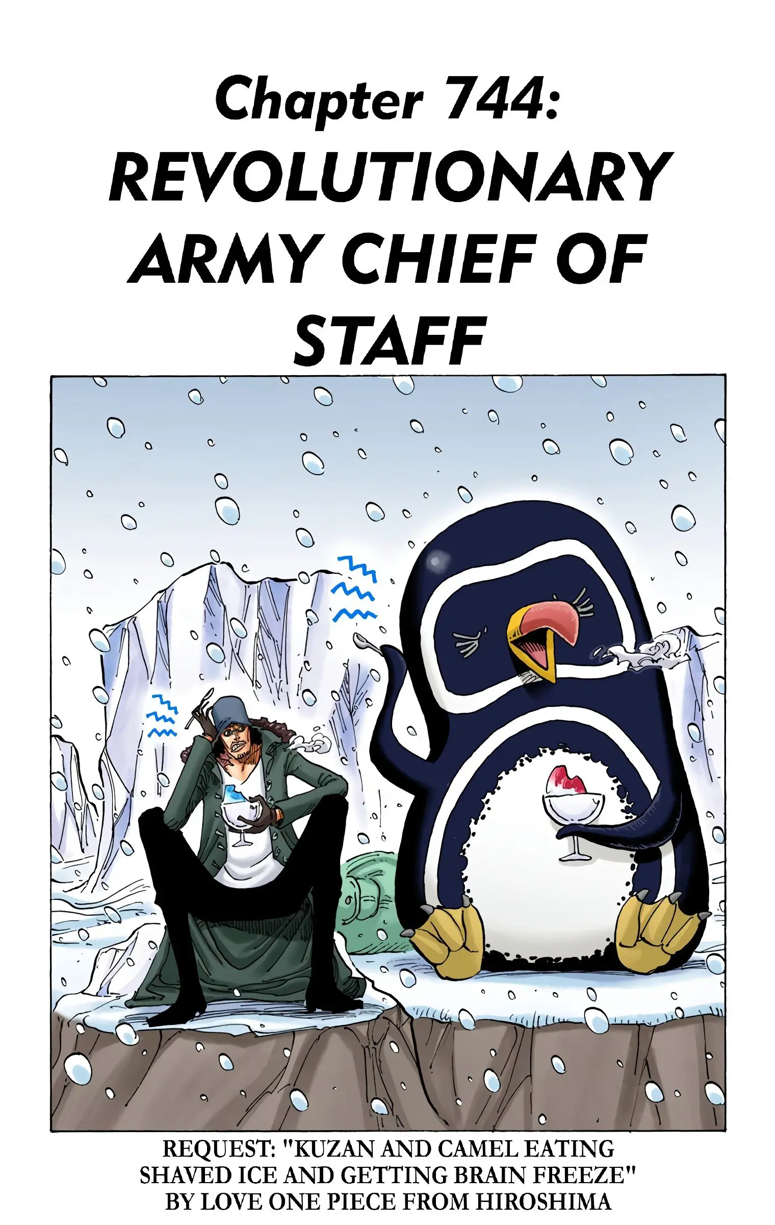 One Piece Colored, chapter 744, page 1