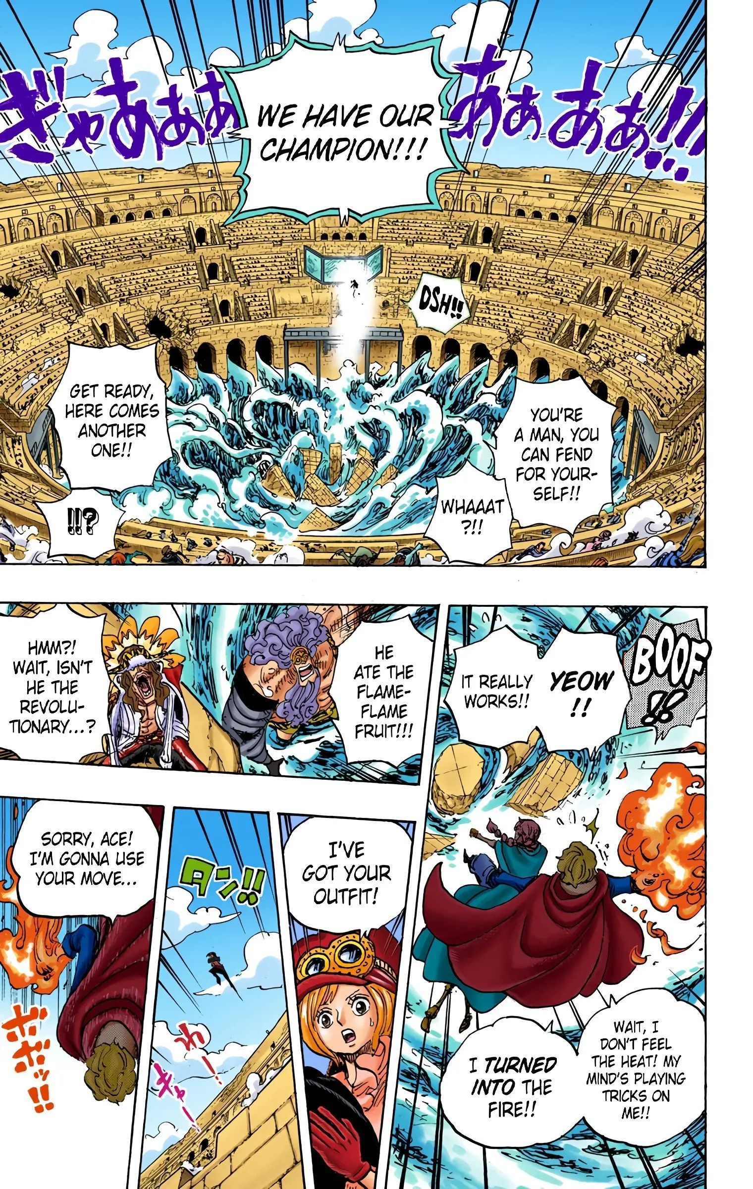 One Piece Colored, chapter 744, page 5