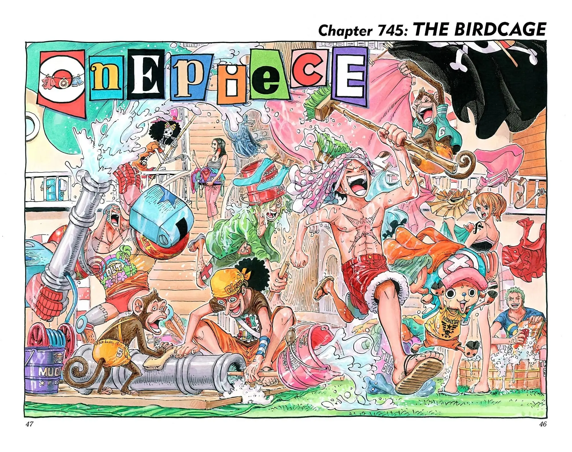 One Piece Colored, chapter 745, page 1