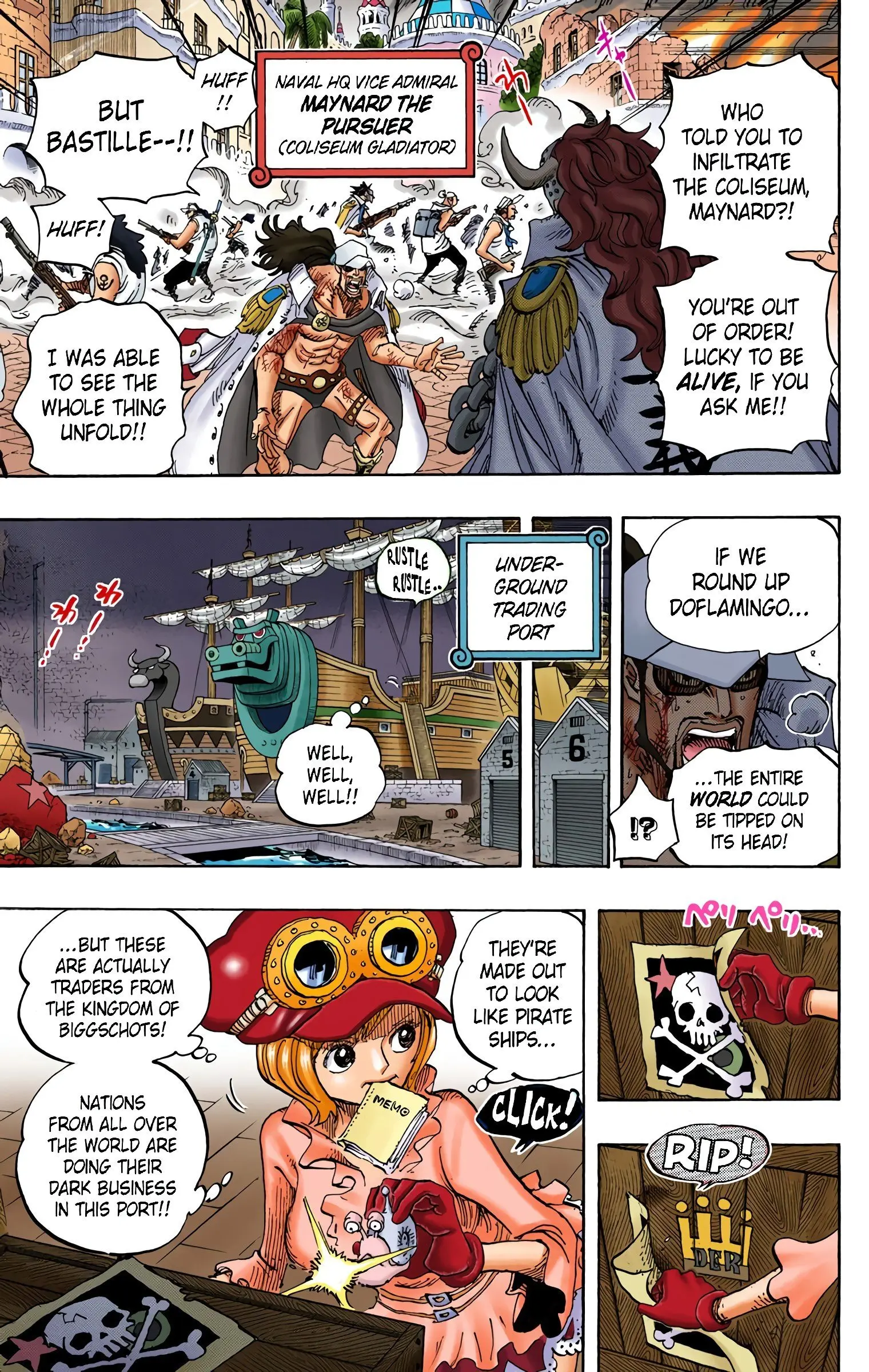 One Piece Colored, chapter 747, page 3