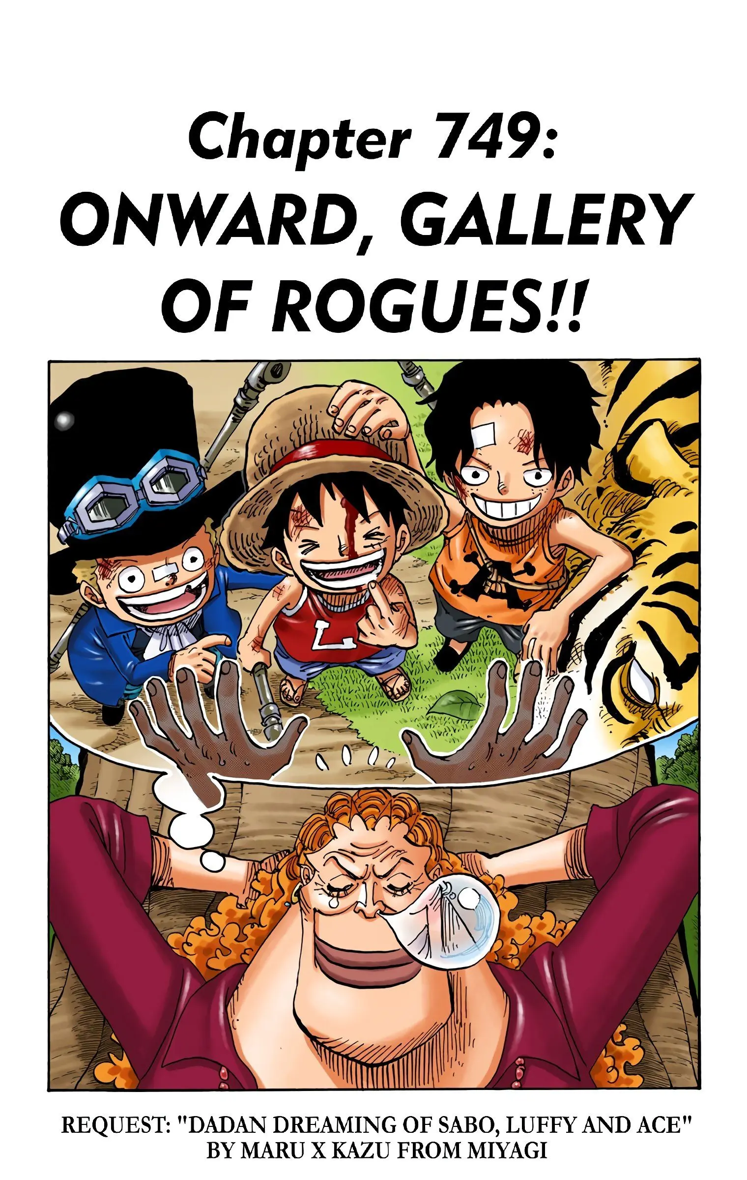 One Piece Colored, chapter 749, page 1