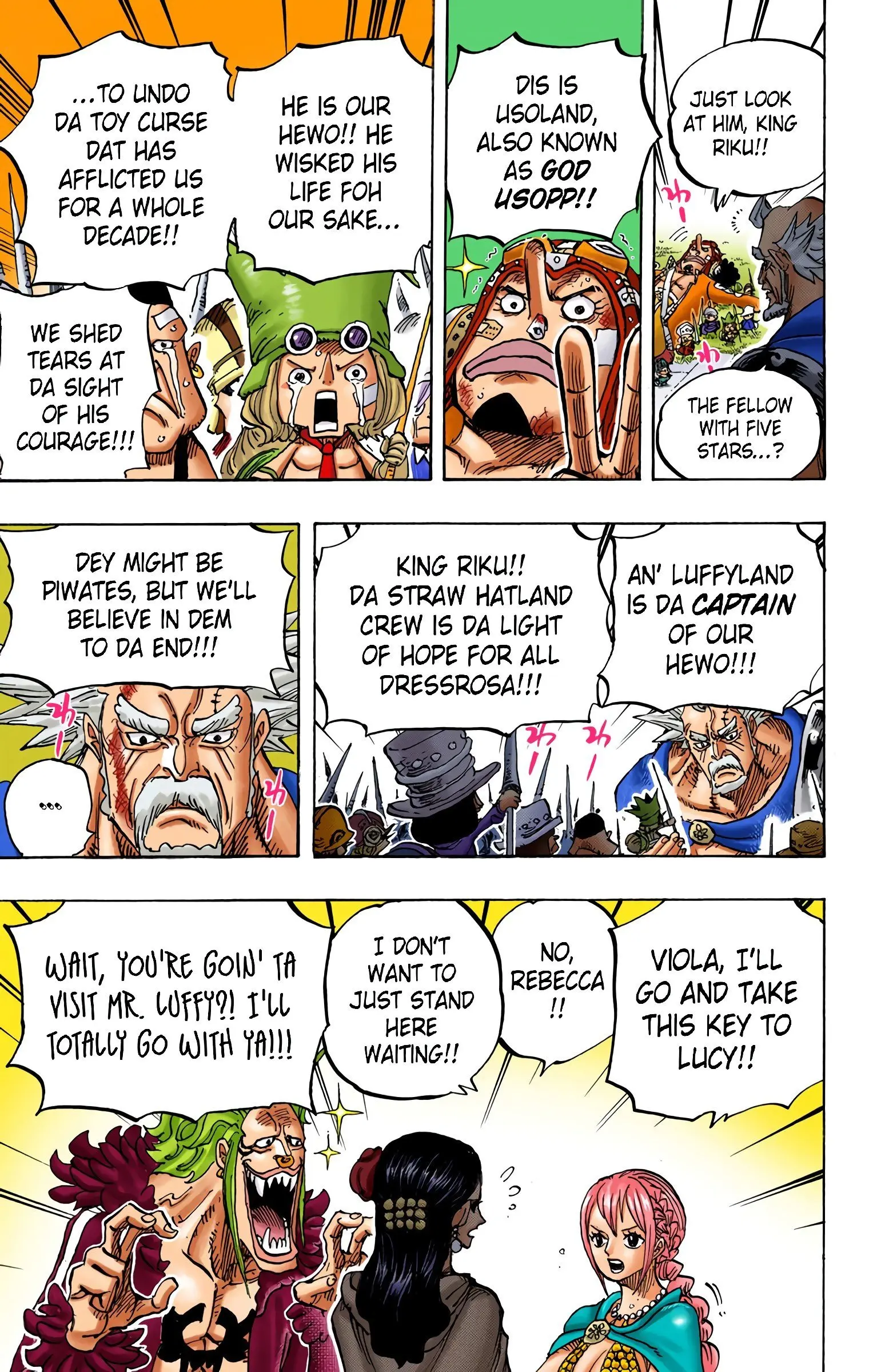 One Piece Colored, chapter 750, page 10