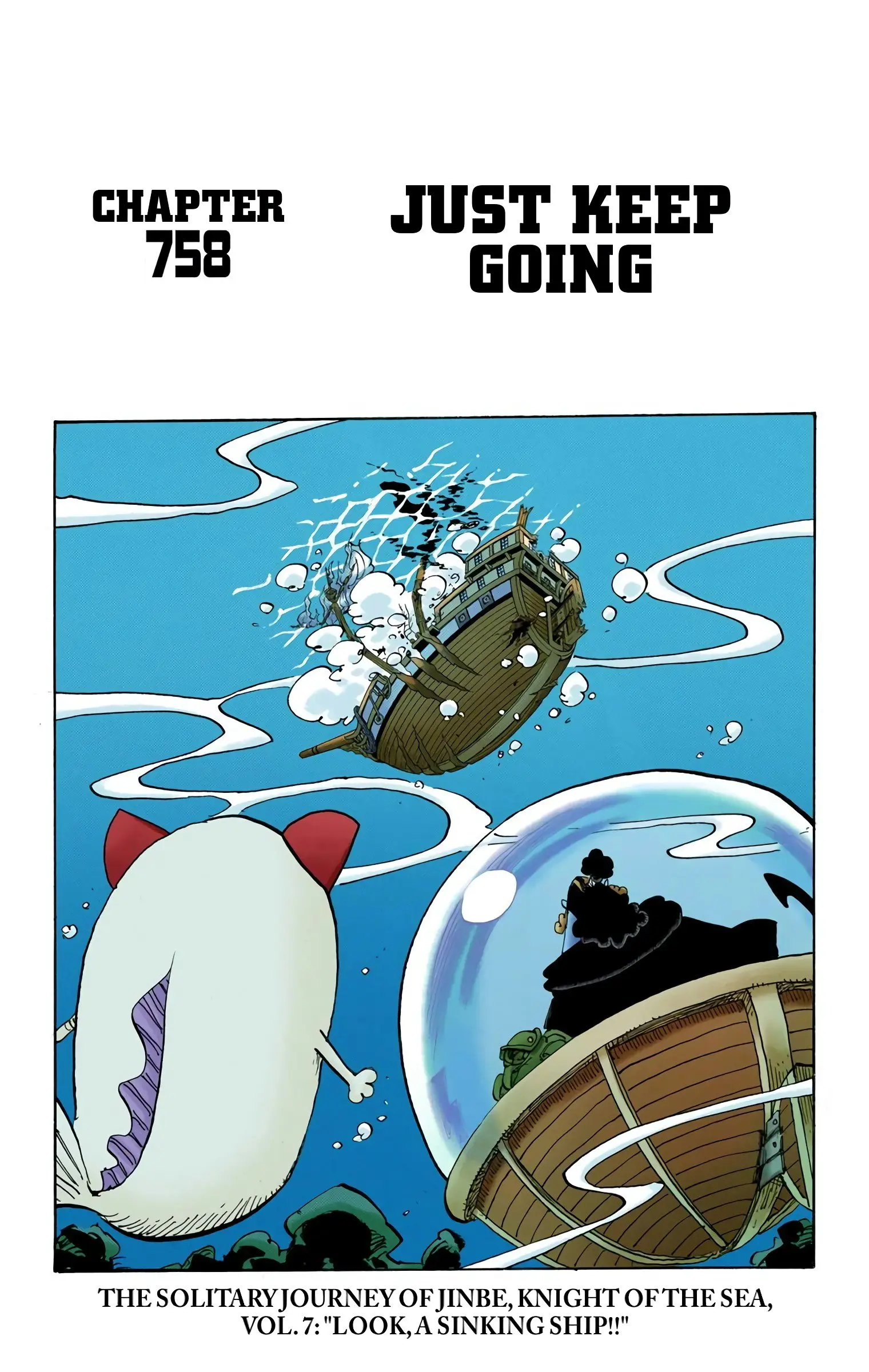 One Piece Colored, chapter 758, page 1