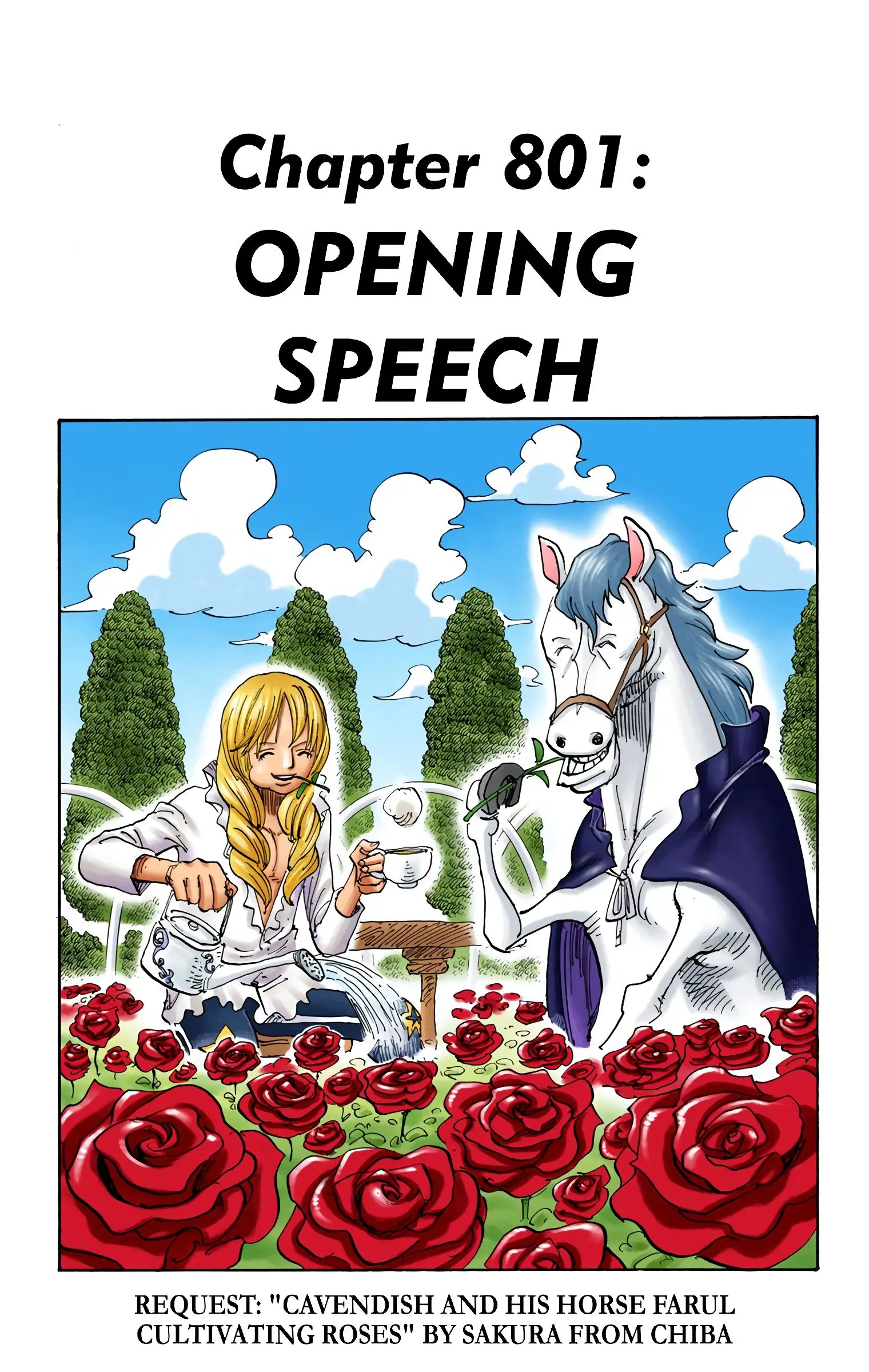 One Piece Colored, chapter 801, page 1