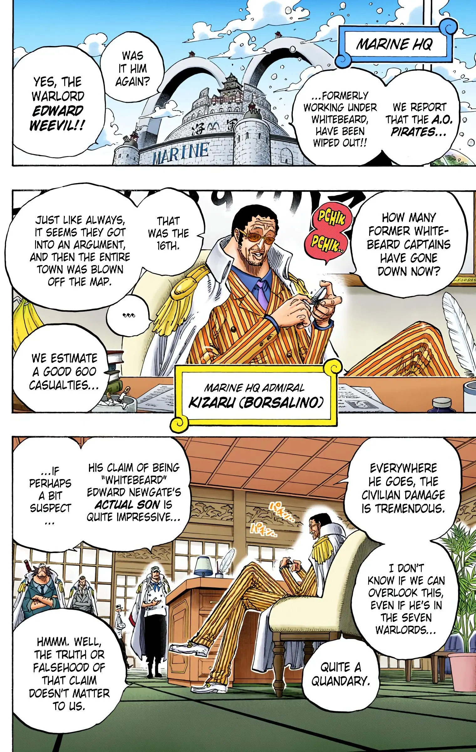 One Piece Colored, chapter 802, page 4