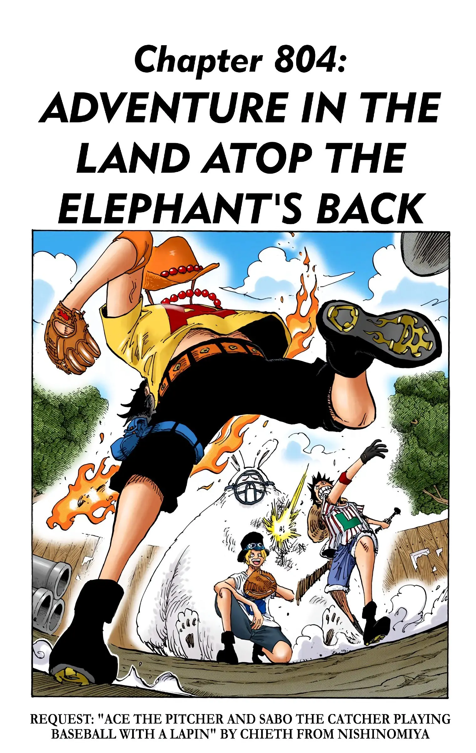 One Piece Colored, chapter 804, page 1