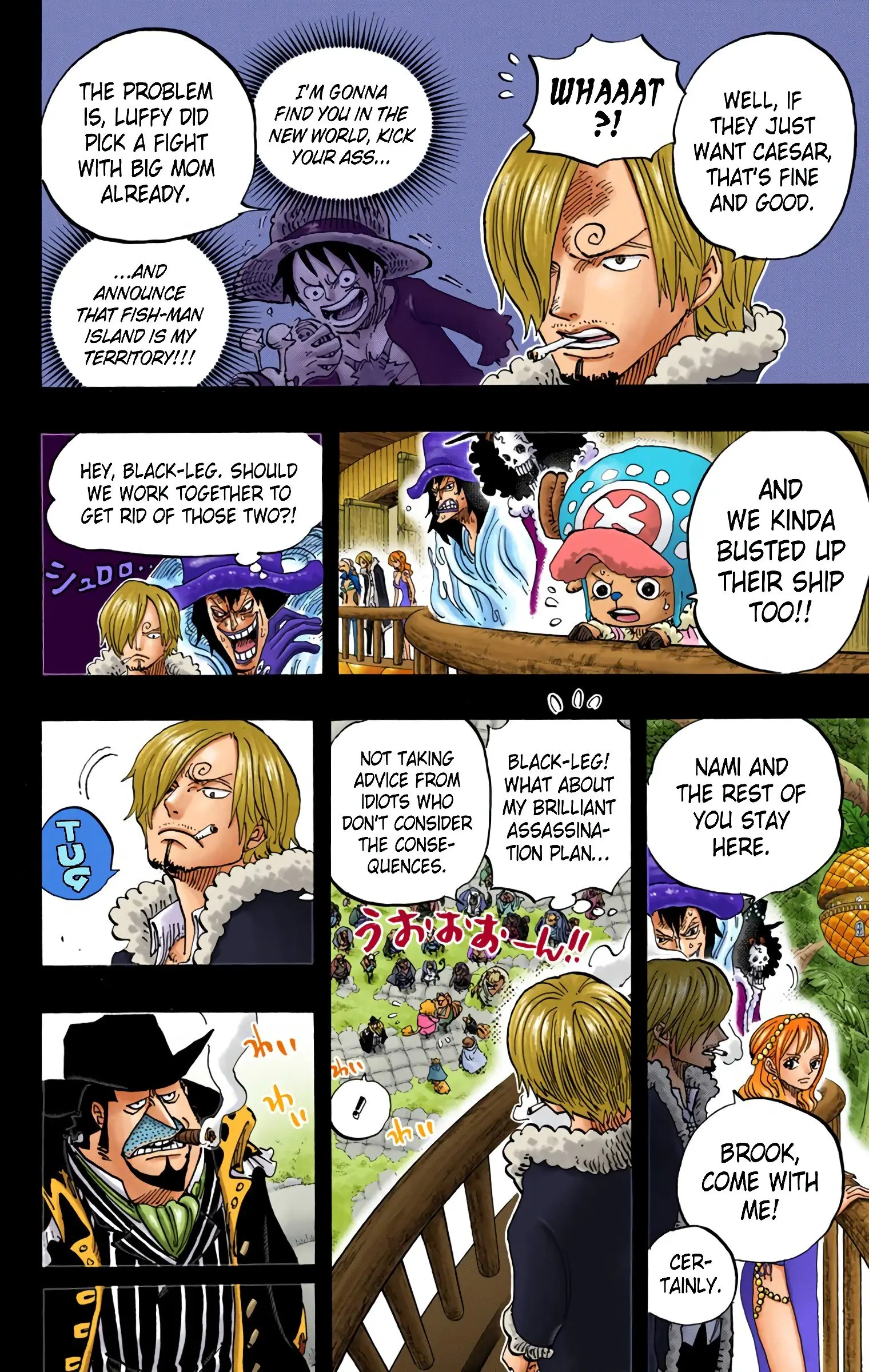 One Piece Colored, chapter 812, page 8