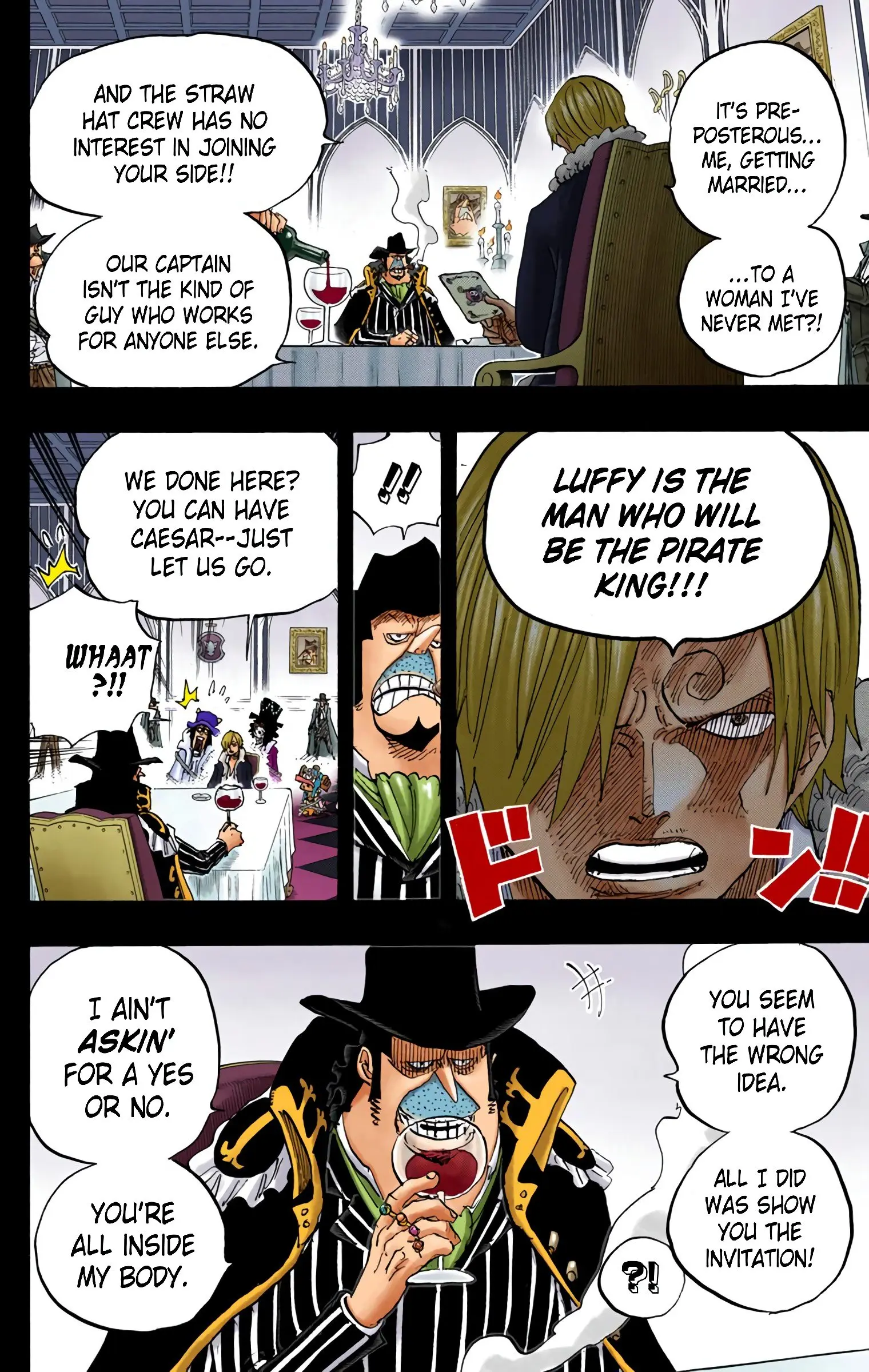 One Piece Colored, chapter 813, page 6