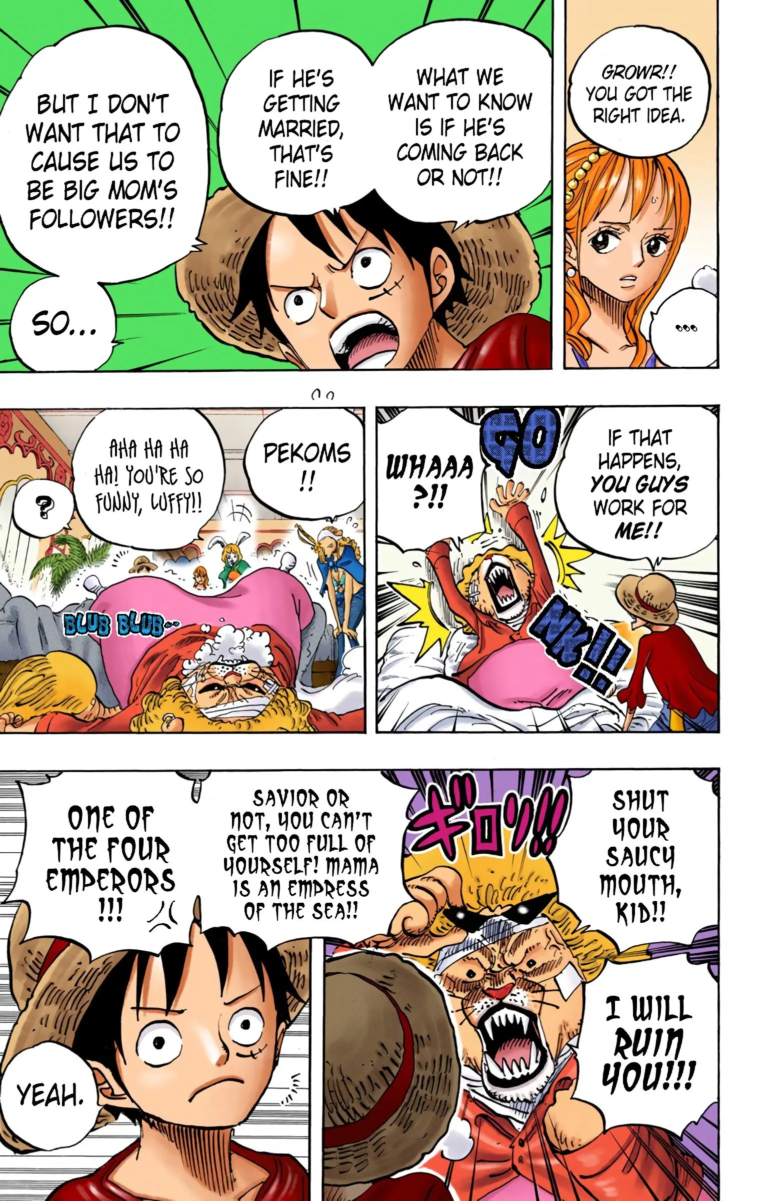 One Piece Colored, chapter 815, page 3