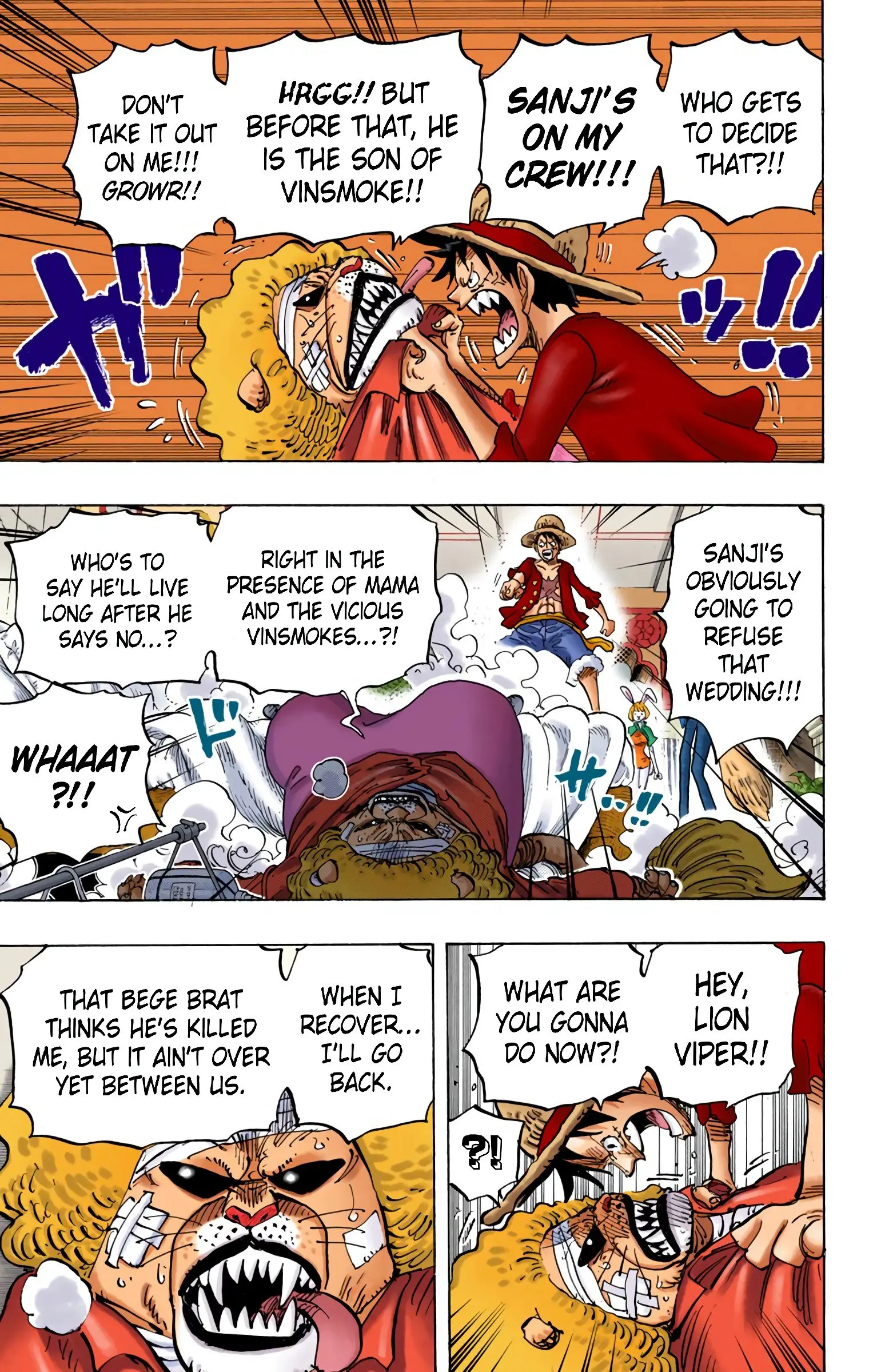 One Piece Colored, chapter 815, page 7