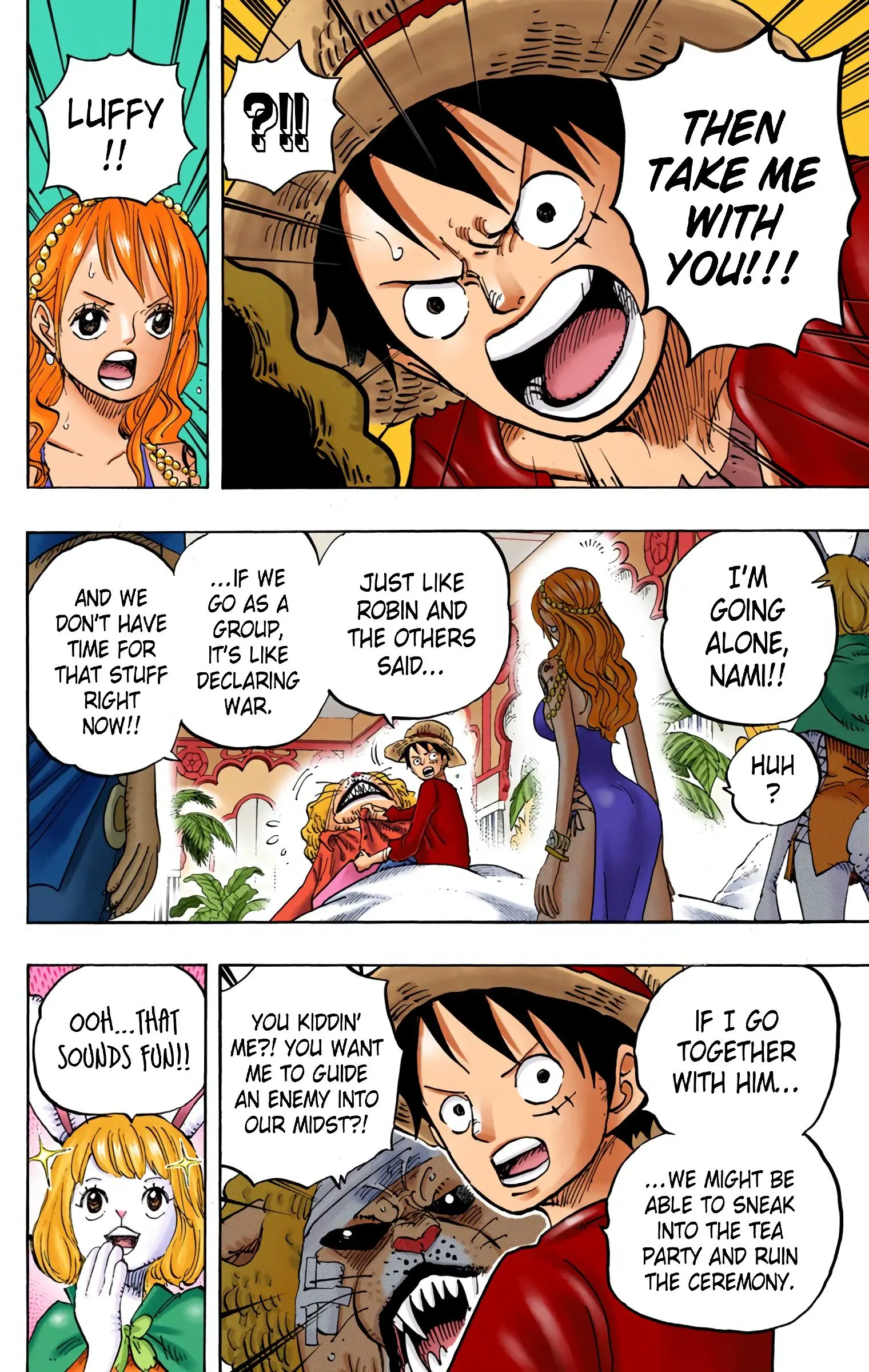 One Piece Colored, chapter 815, page 8