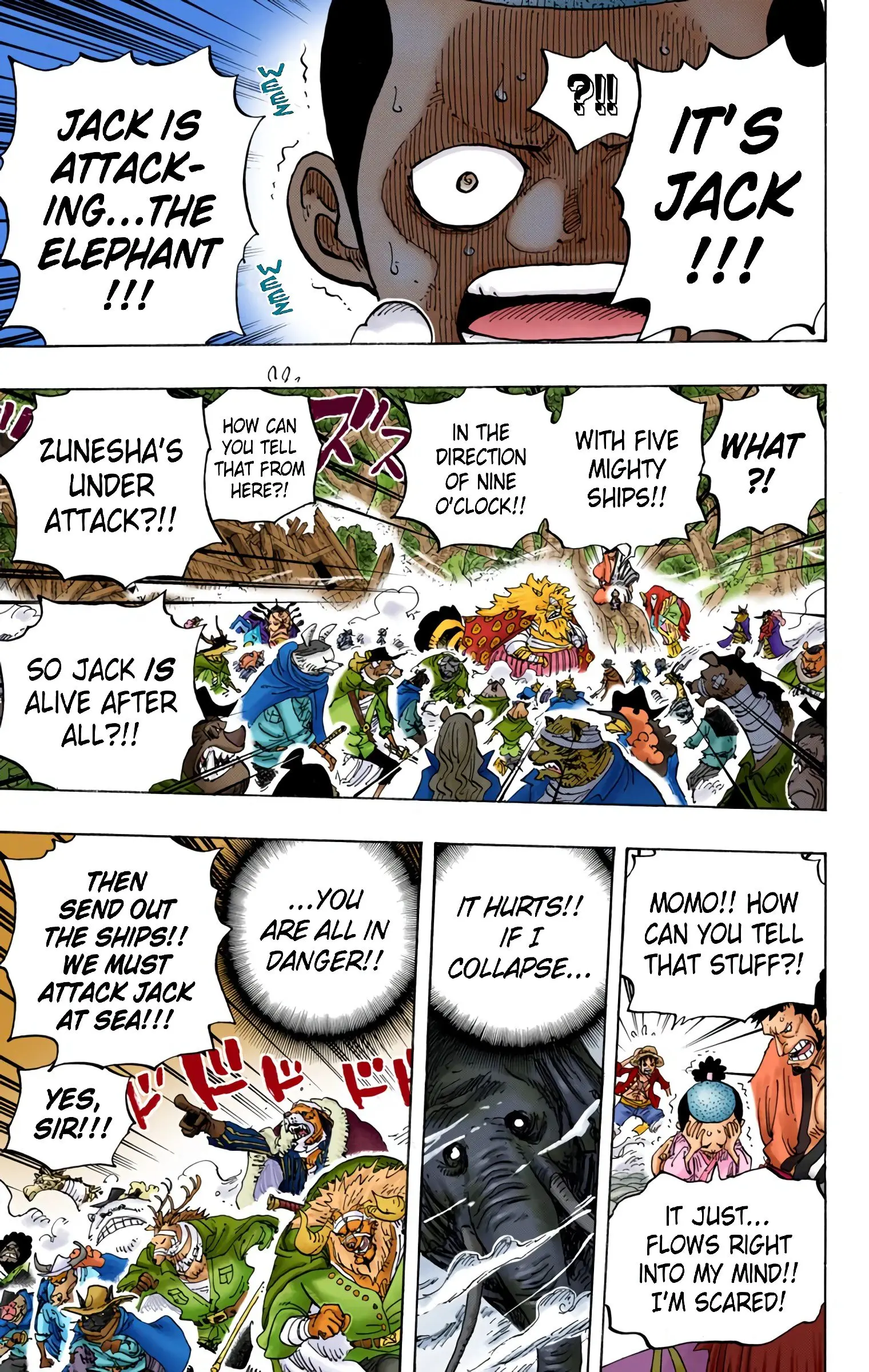 One Piece Colored, chapter 821, page 7