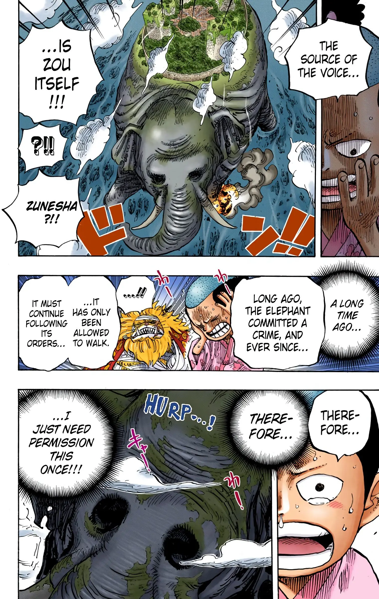One Piece Colored, chapter 821, page 8