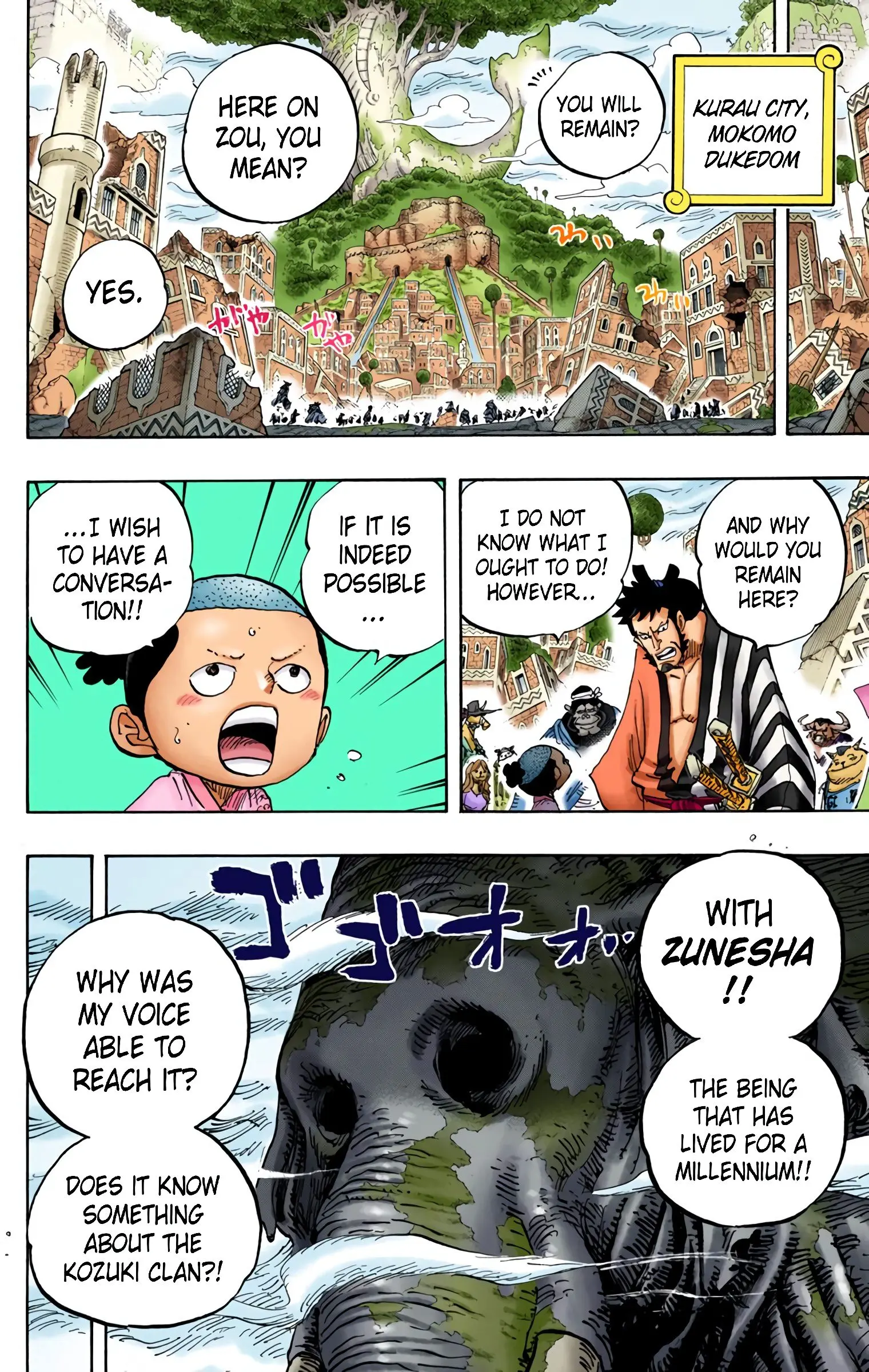 One Piece Colored, chapter 822, page 4