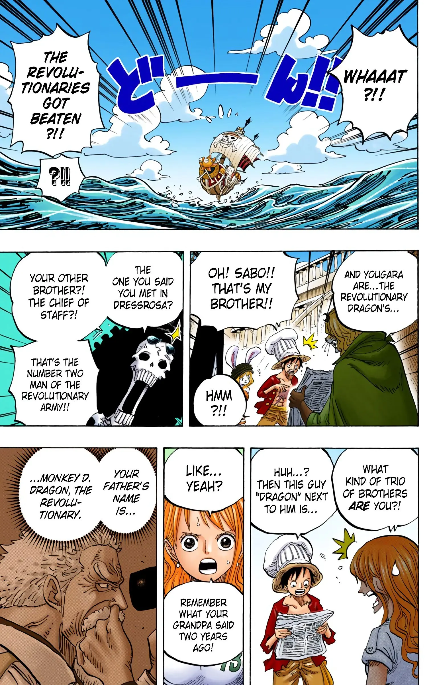 One Piece Colored, chapter 824, page 1