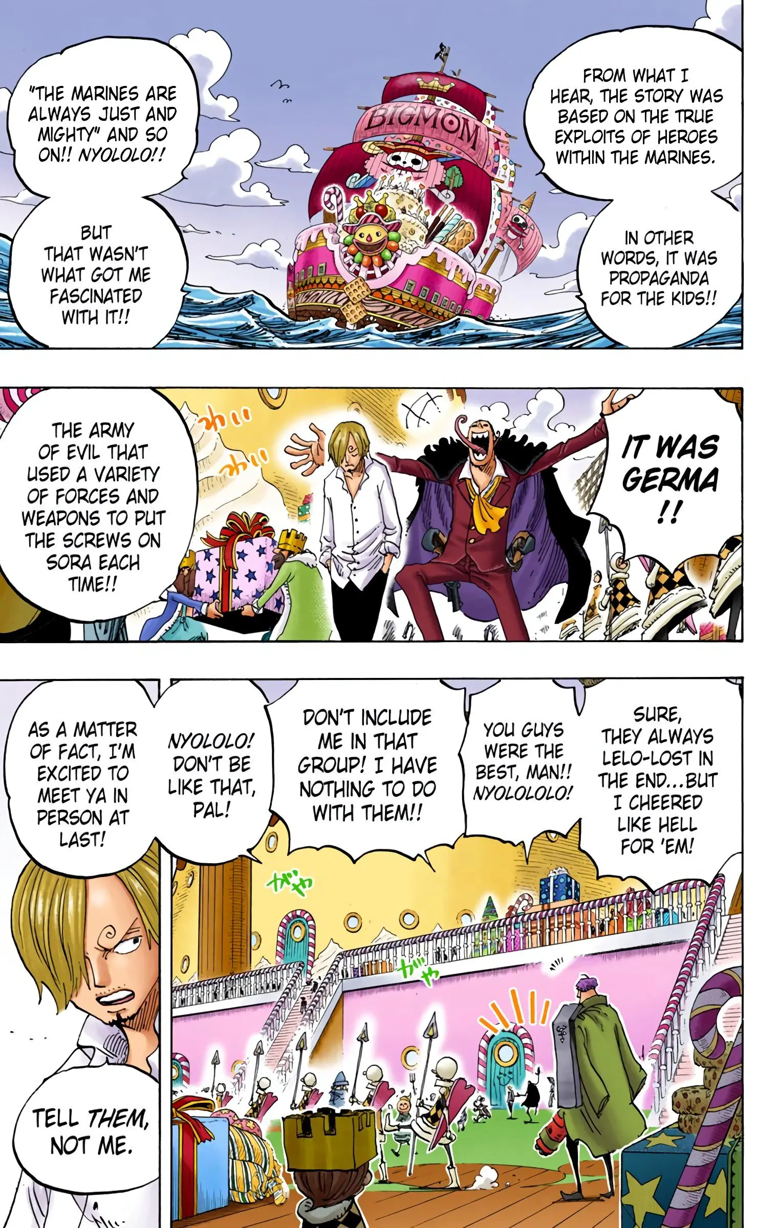 One Piece Colored, chapter 825, page 3