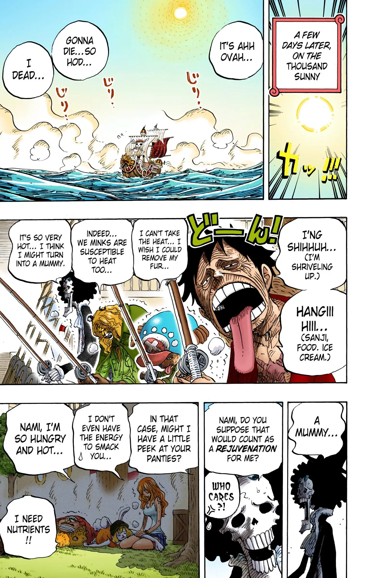 One Piece Colored, chapter 825, page 7