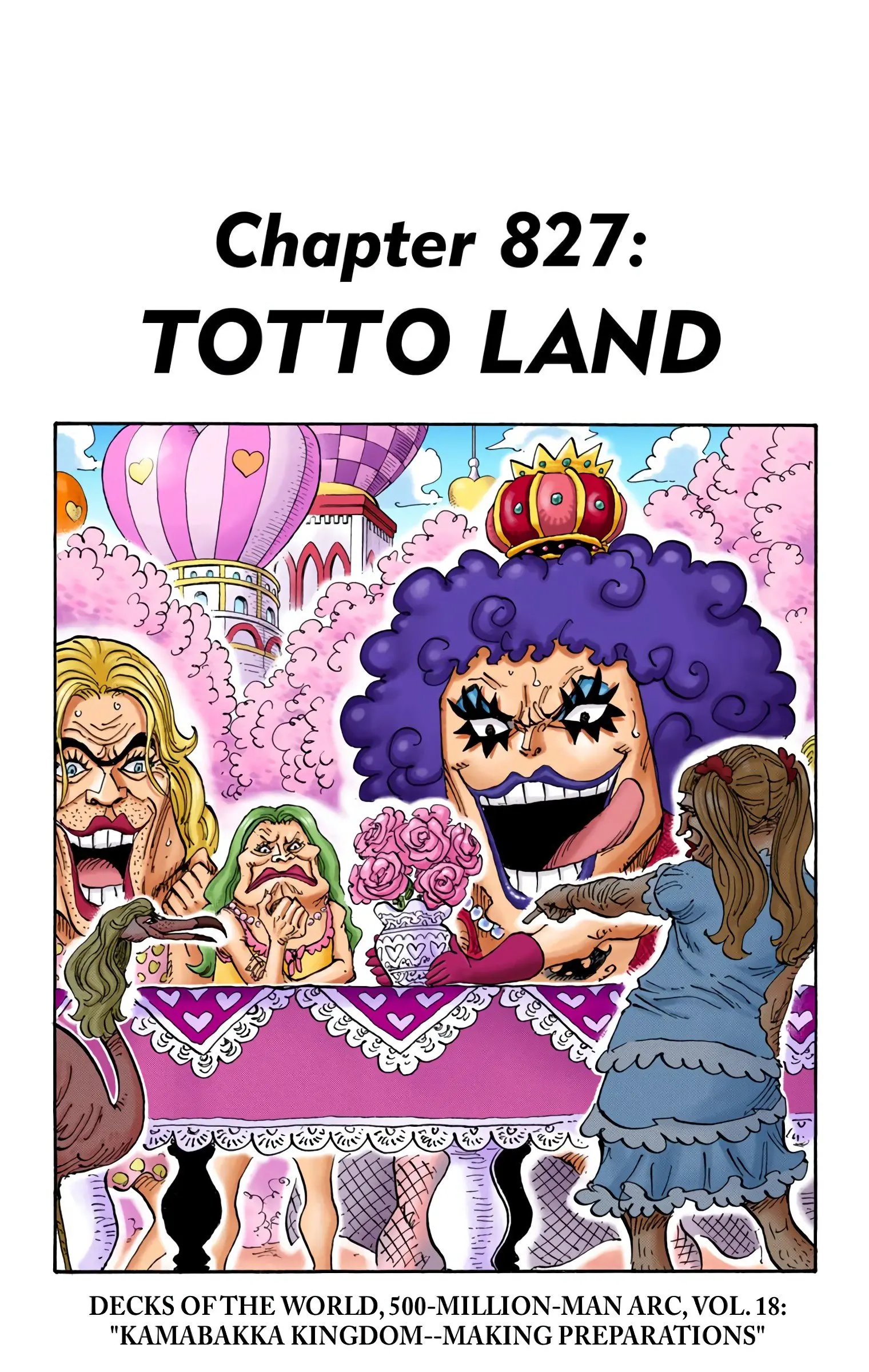 One Piece Colored, chapter 827, page 1