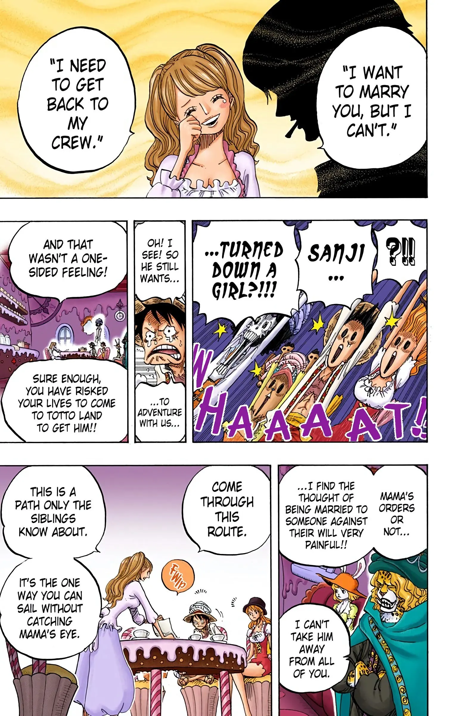 One Piece Colored, chapter 828, page 14