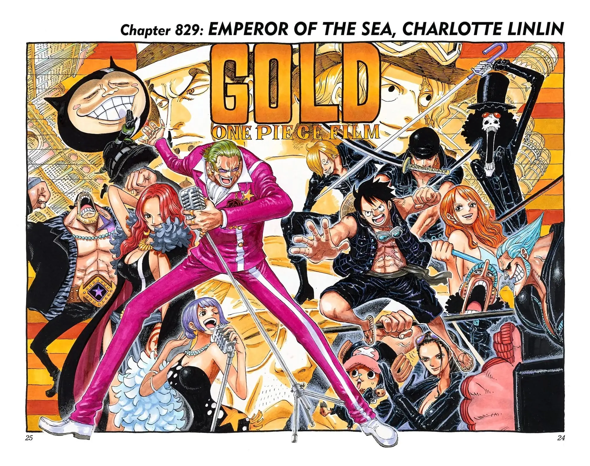 One Piece Colored, chapter 829, page 1