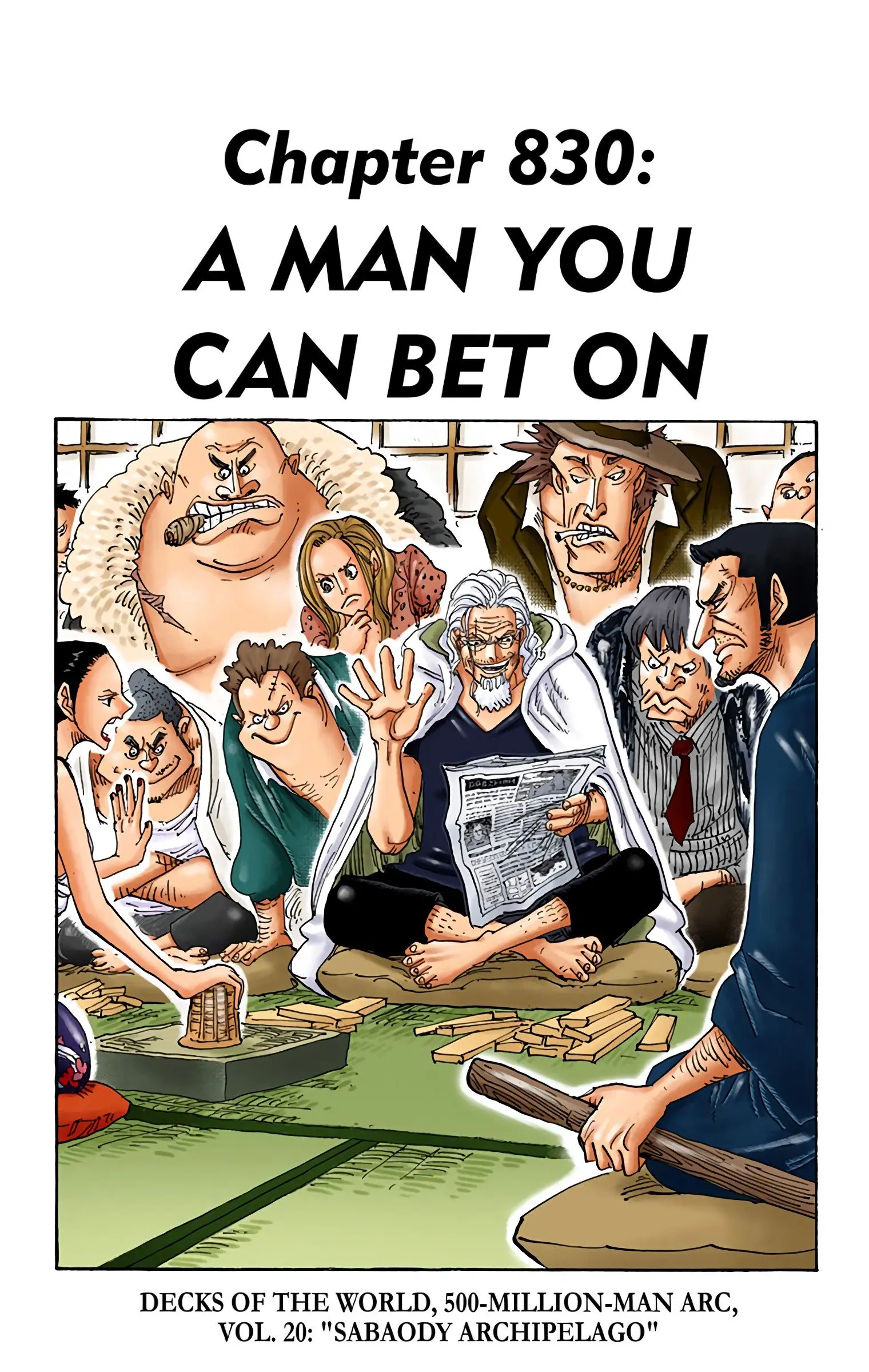 One Piece Colored, chapter 830, page 1
