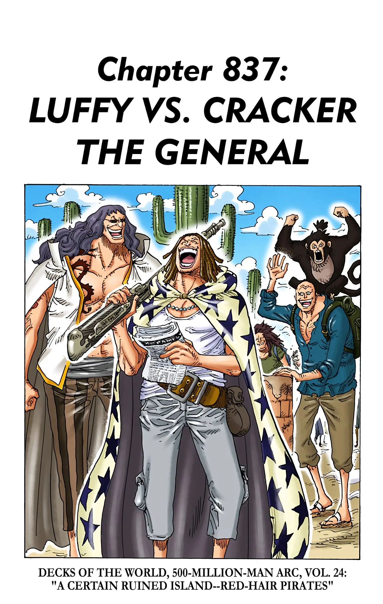 One Piece Colored, chapter 837, page 1