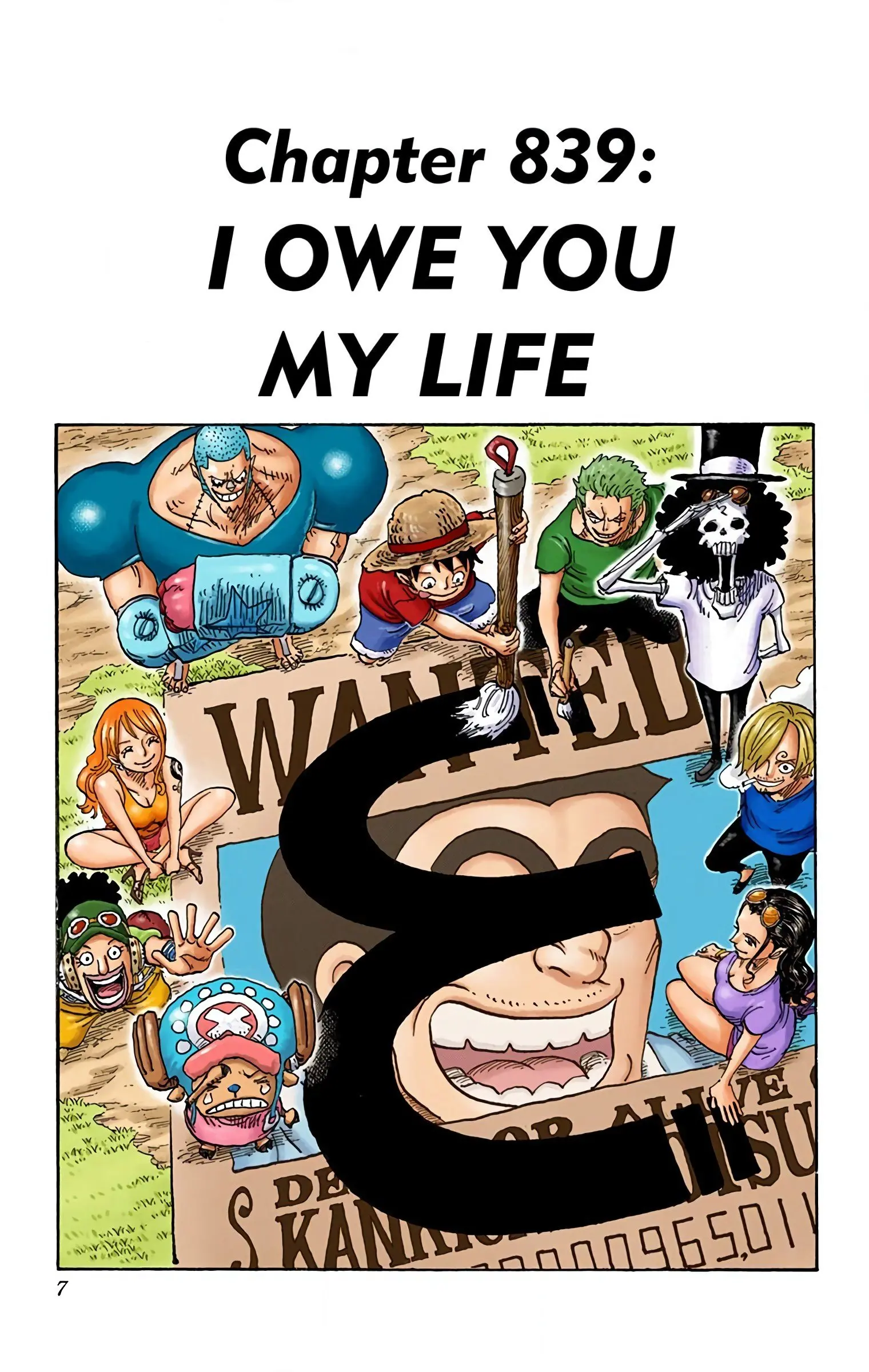 One Piece Colored, chapter 839, page 6