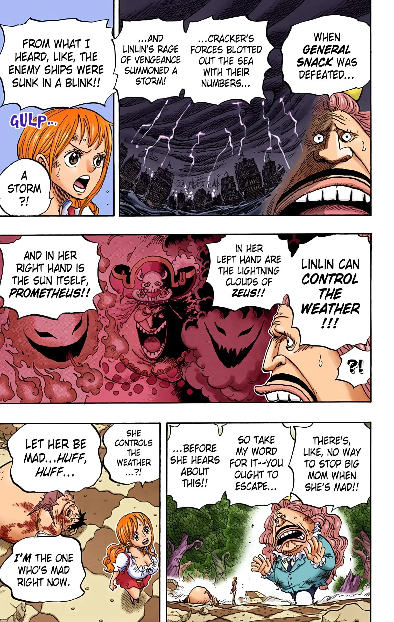 One Piece Colored, chapter 843, page 6