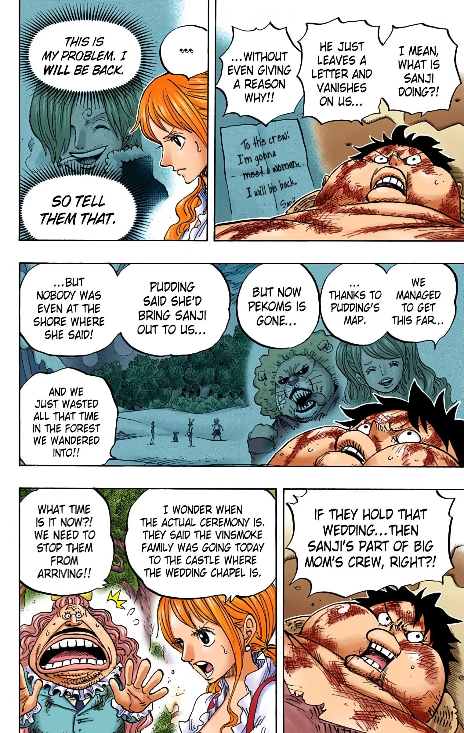 One Piece Colored, chapter 843, page 7