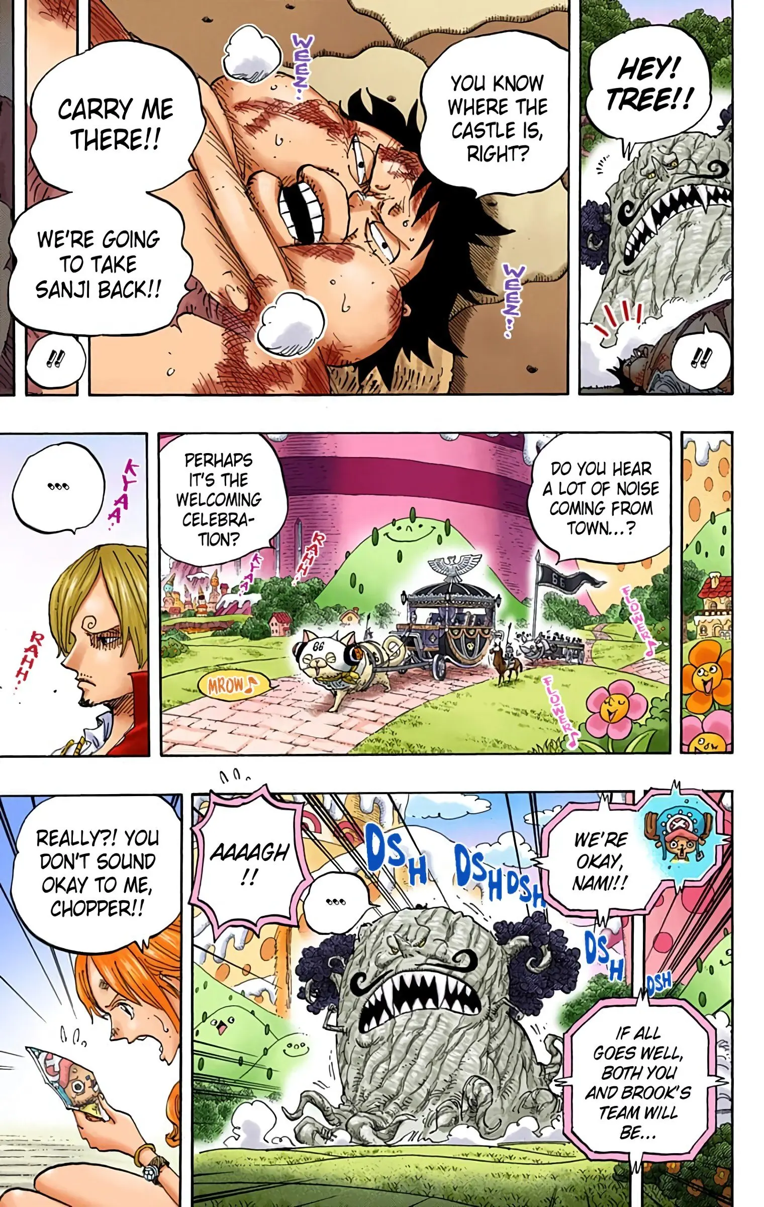 One Piece Colored, chapter 843, page 8