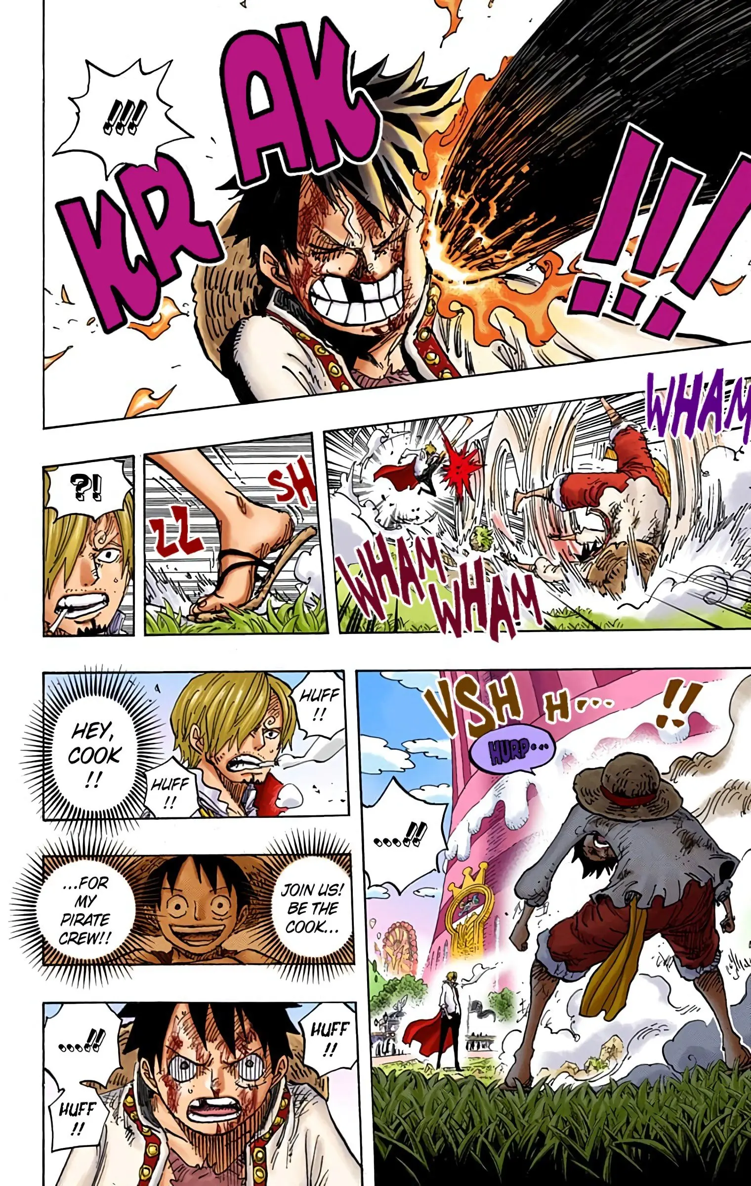 One Piece Colored, chapter 844, page 7