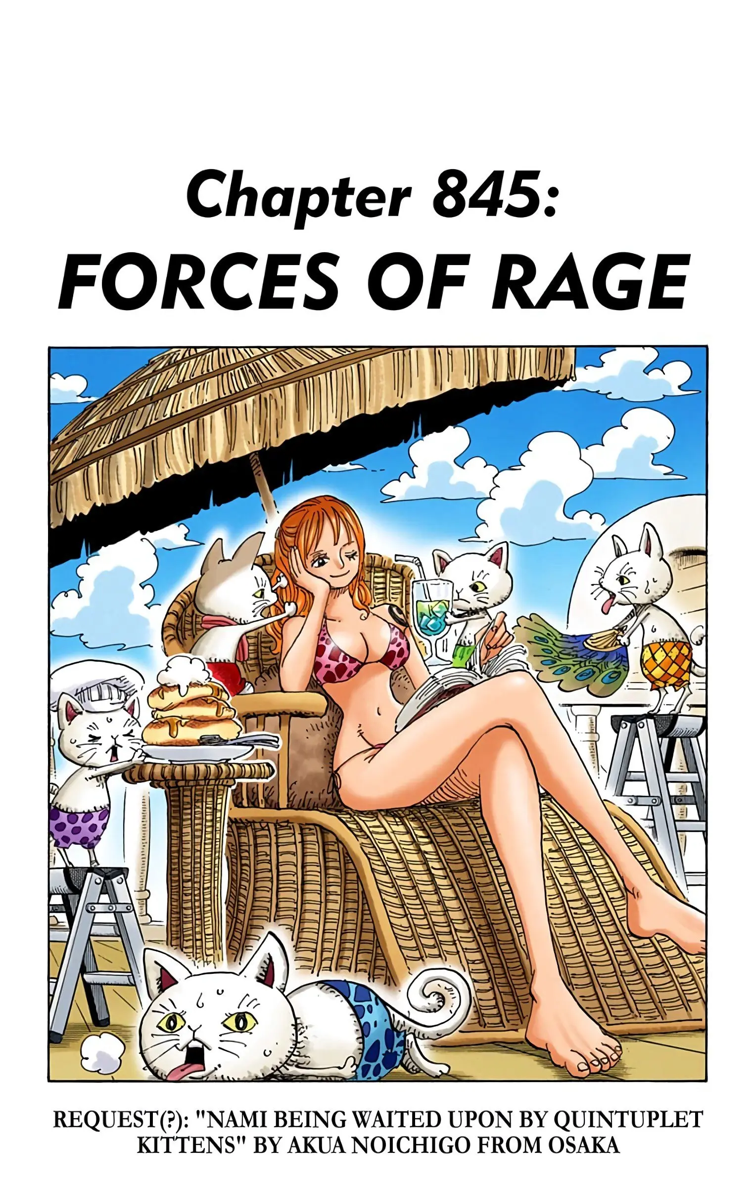 One Piece Colored, chapter 845, page 1