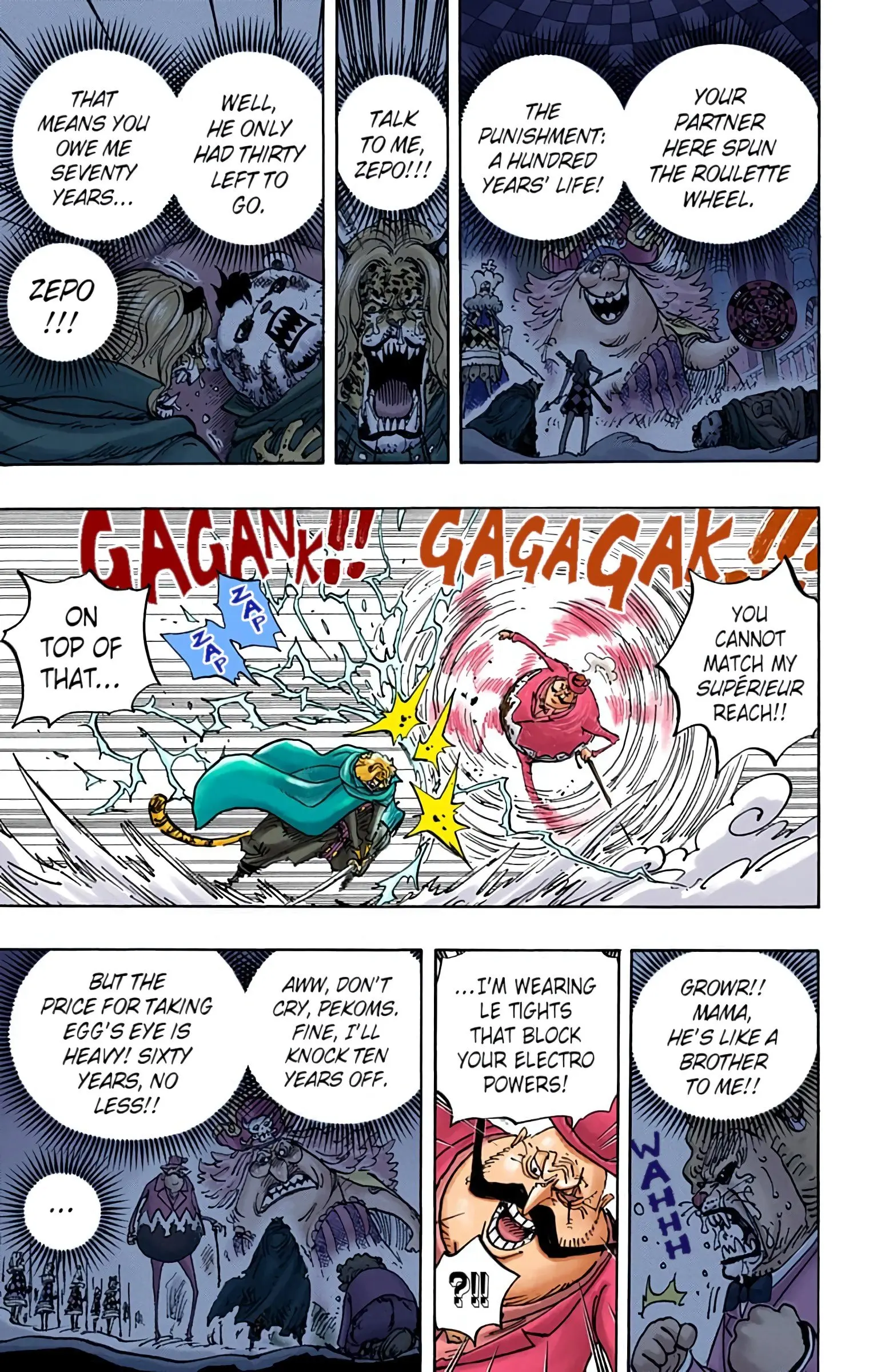 One Piece Colored, chapter 850, page 9