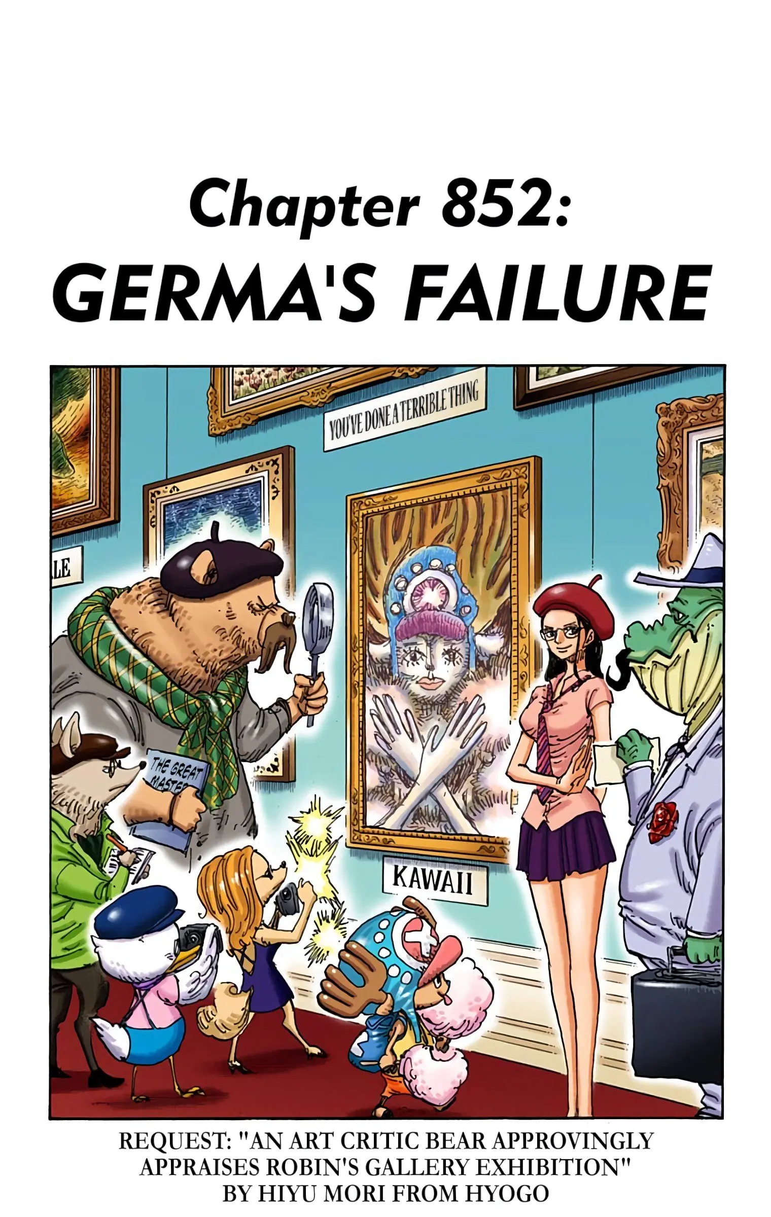 One Piece Colored, chapter 852, page 1