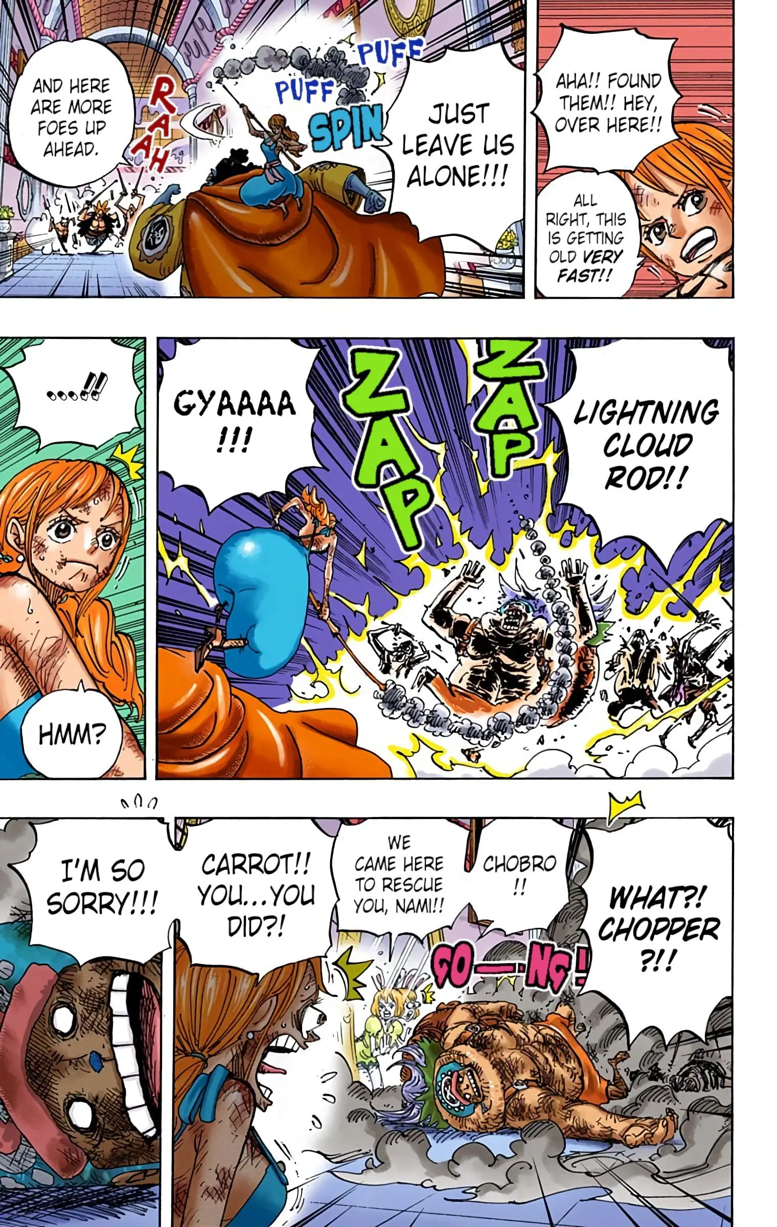 One Piece Colored, chapter 854, page 3