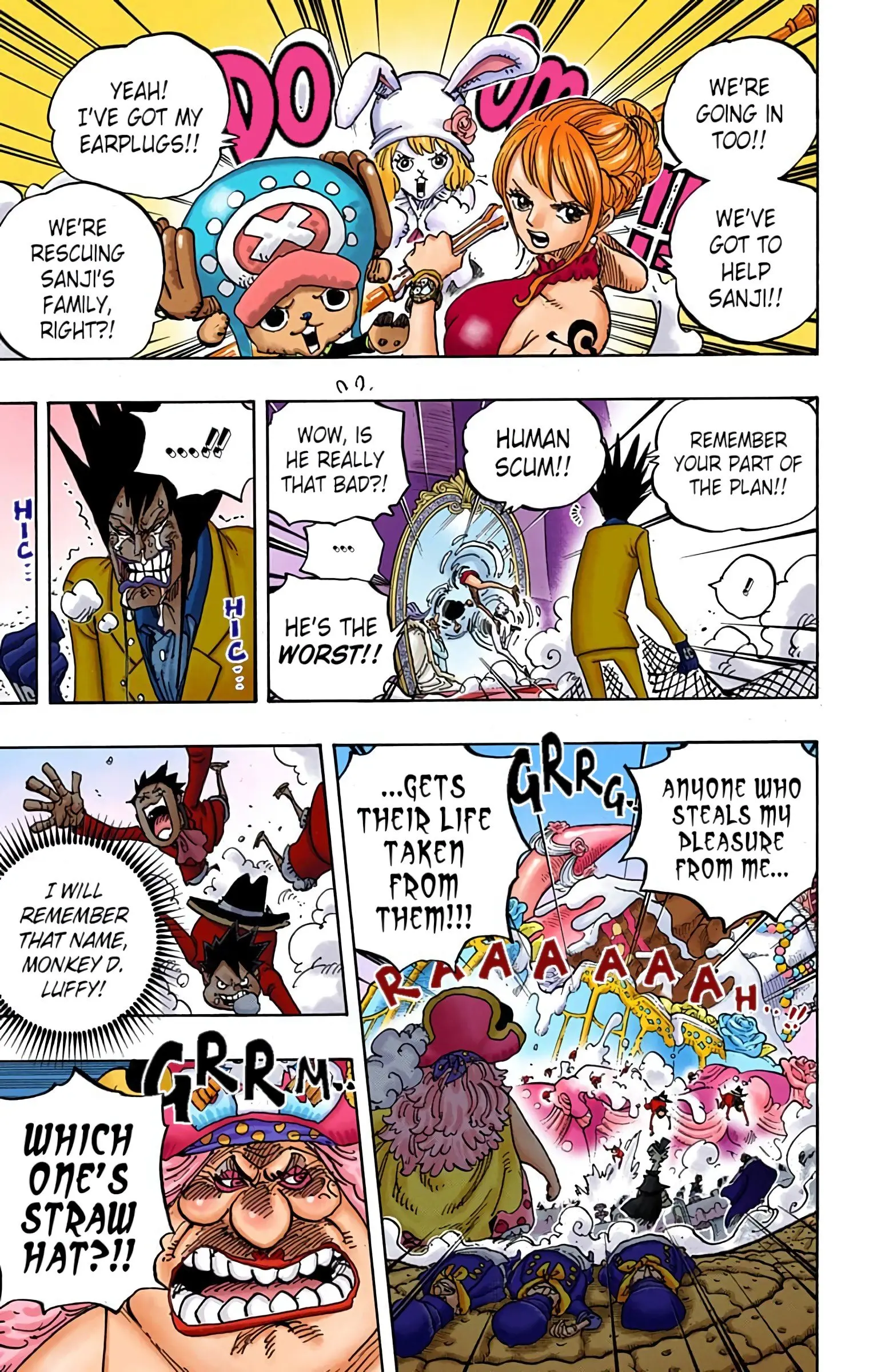 One Piece Colored, chapter 863, page 8
